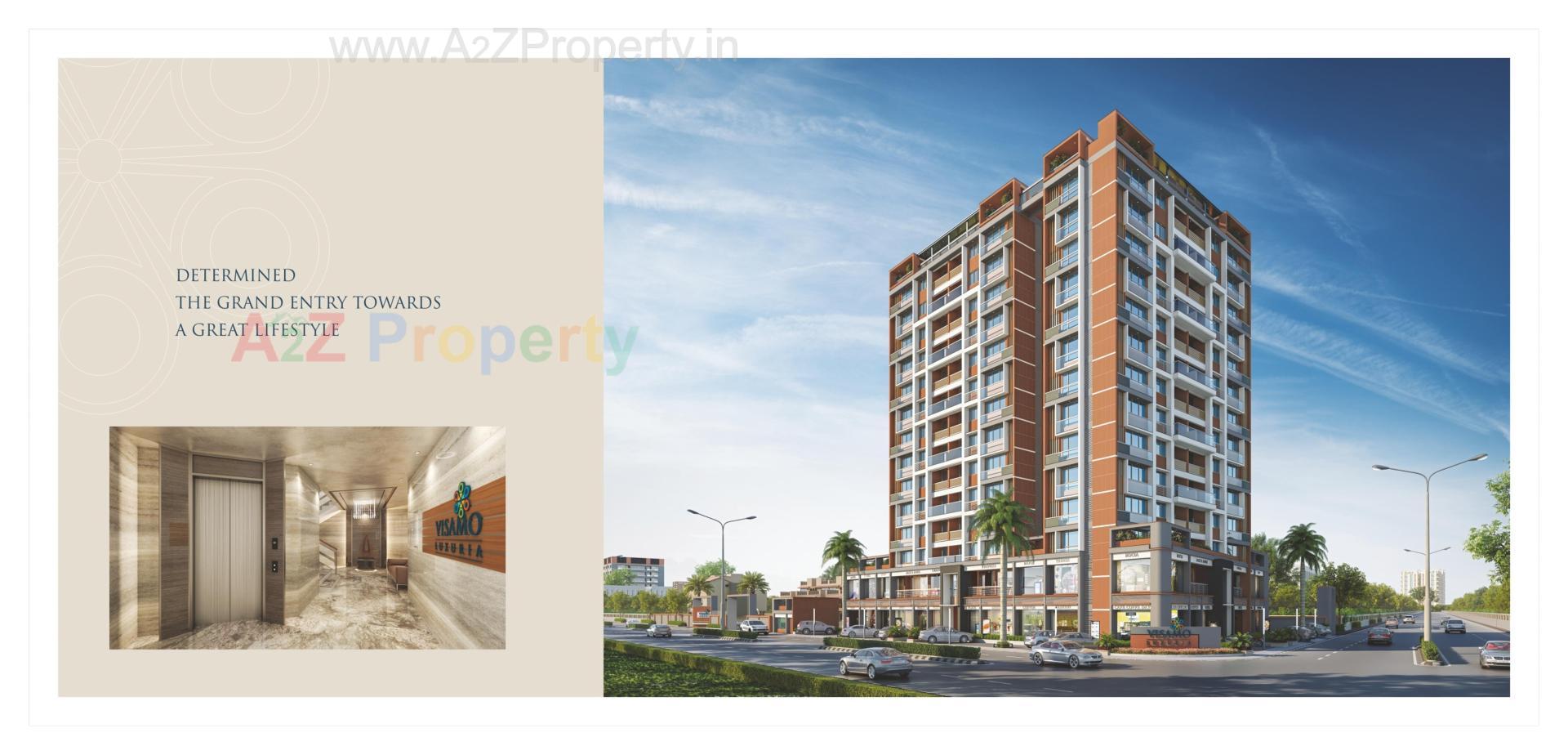 3D Elevation of real estate project Visamo Luxuria located at Anand, Anand, Gujarat