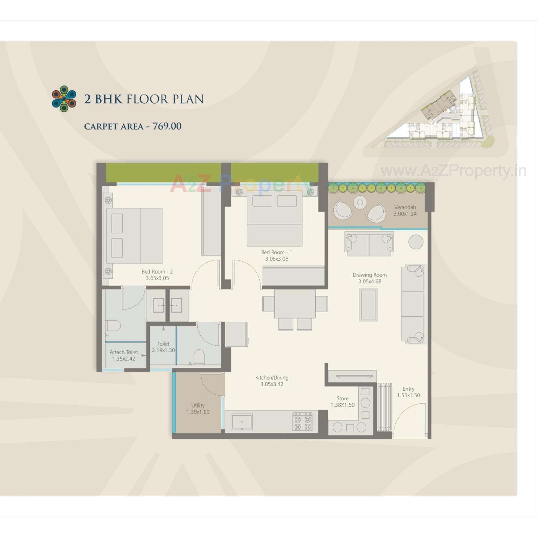 Layout of real estate project Visamo Luxuria located at Anand, Anand, Gujarat