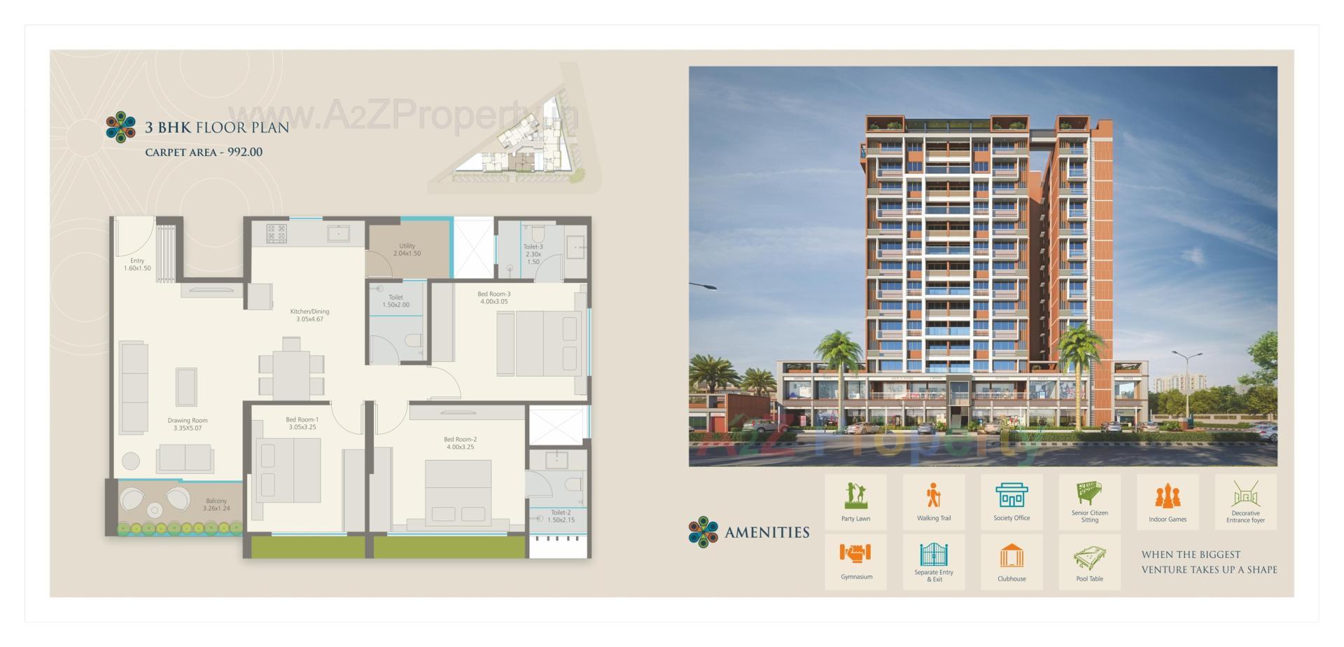 Layout of real estate project Visamo Luxuria located at Anand, Anand, Gujarat
