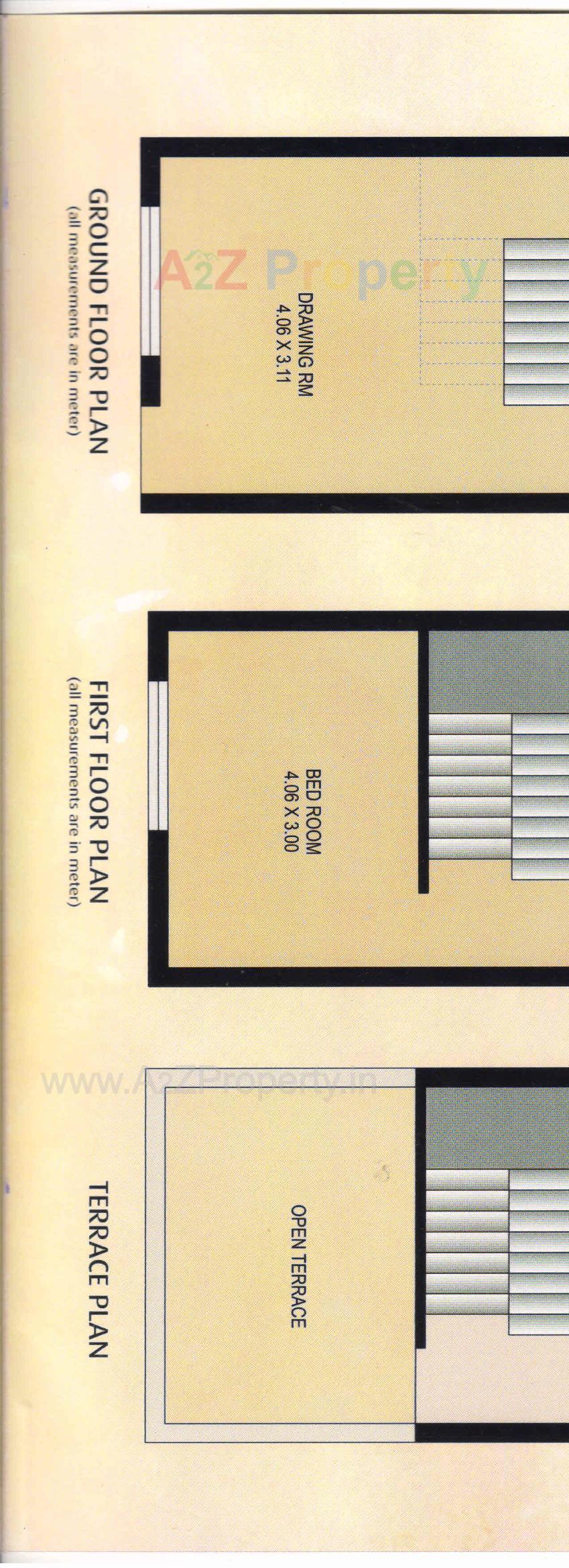 Layout of real estate project Vraj Vrund located at Umreth, Anand, Gujarat