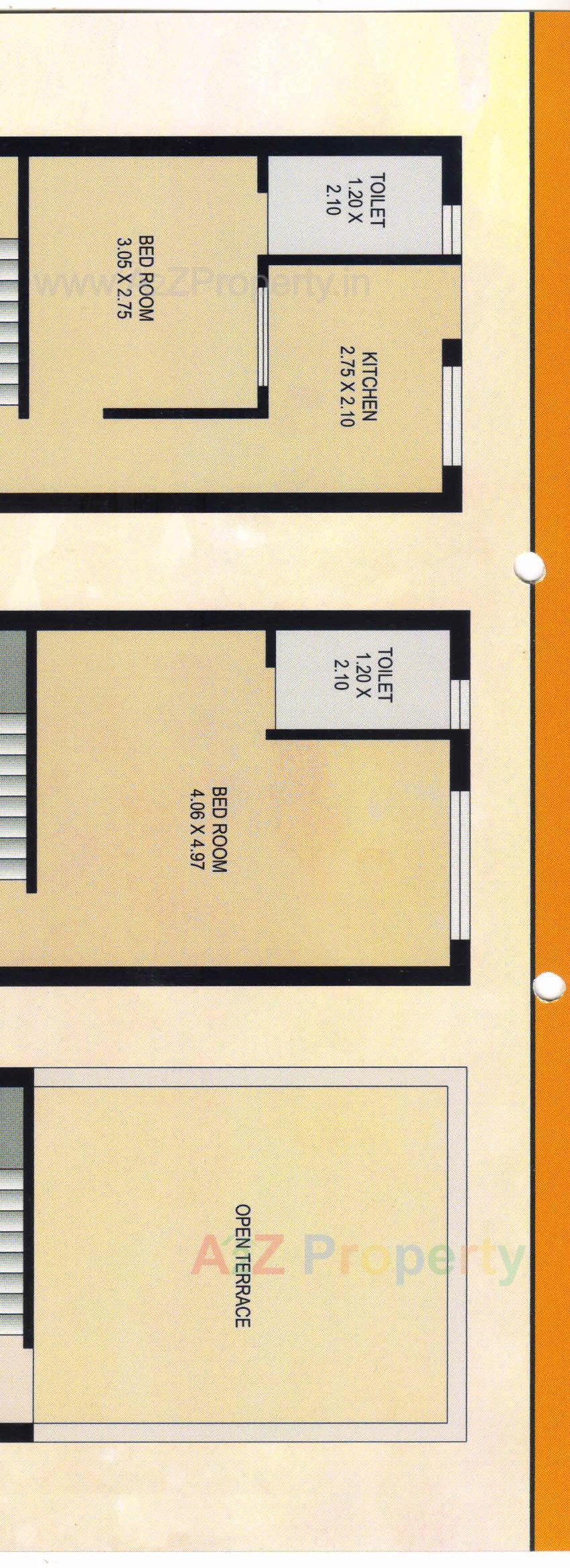 Layout of real estate project Vraj Vrund located at Umreth, Anand, Gujarat