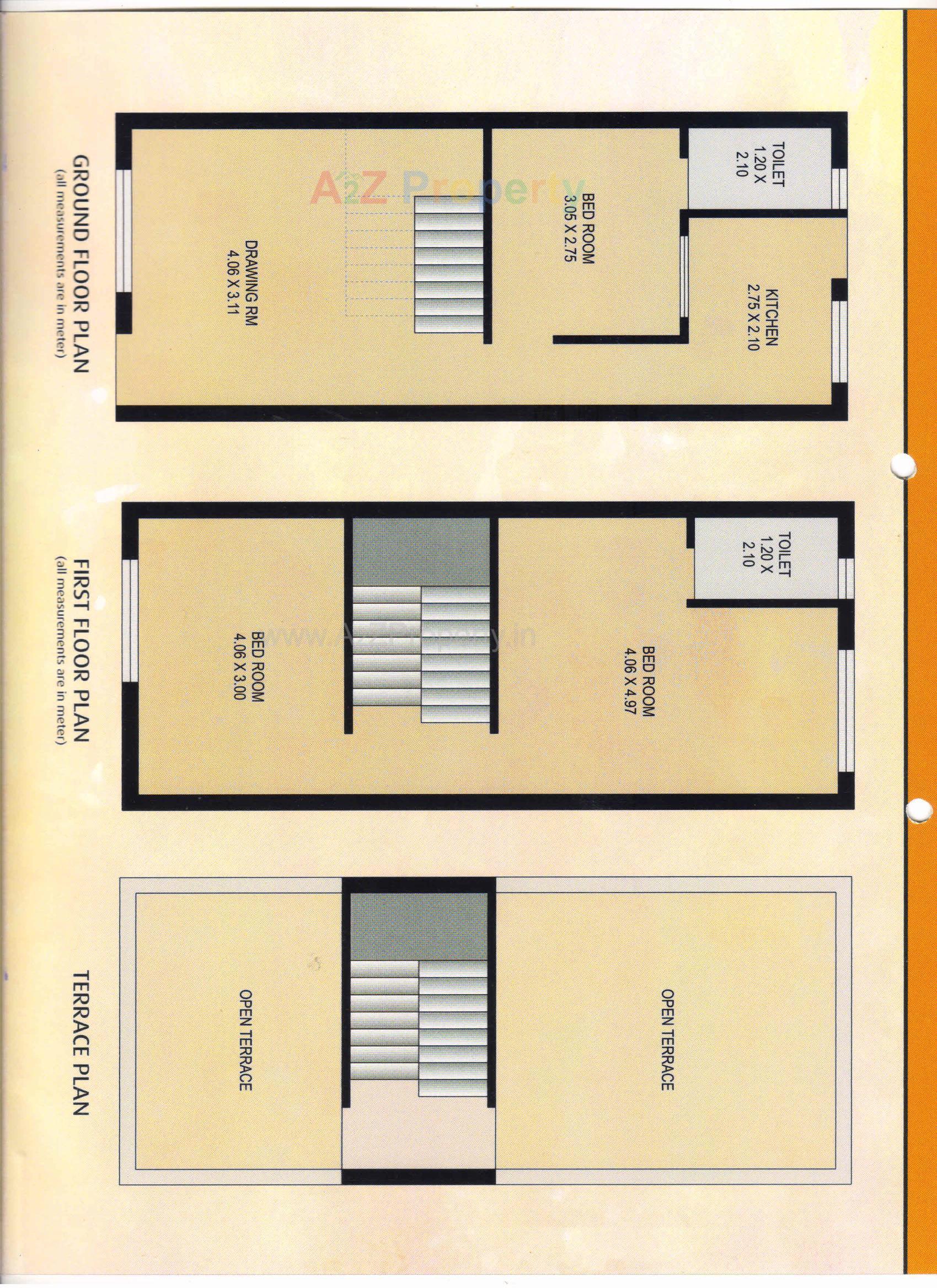 Layout of real estate project Vraj Vrund located at Umreth, Anand, Gujarat