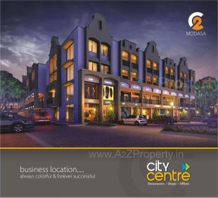 Elevation of real estate project City Center located at Modasa, Aravalli, Gujarat