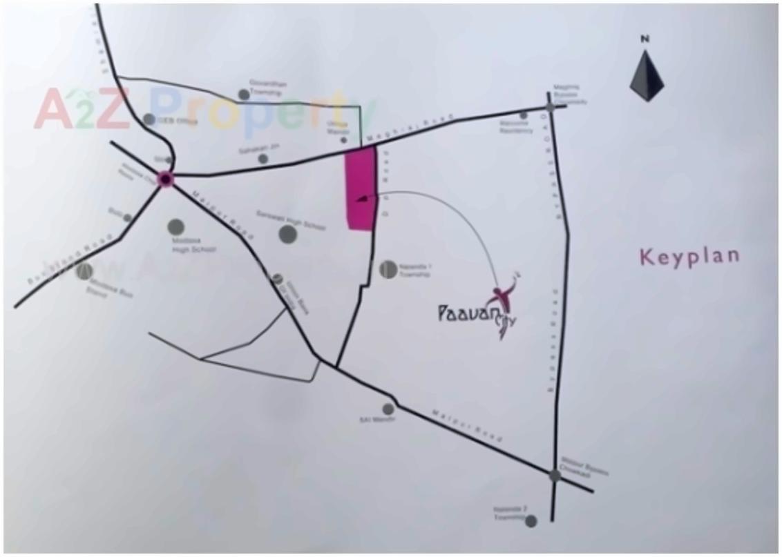  of real estate project Paavancity located at Modasa, Aravalli, Gujarat