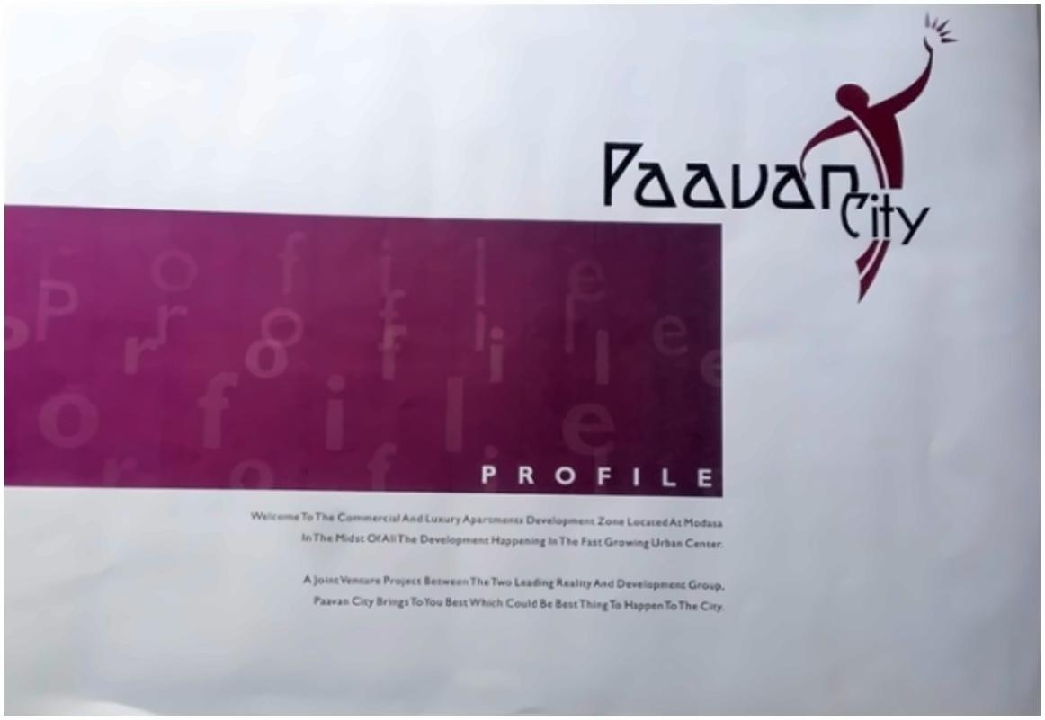  of real estate project Paavancity located at Modasa, Aravalli, Gujarat