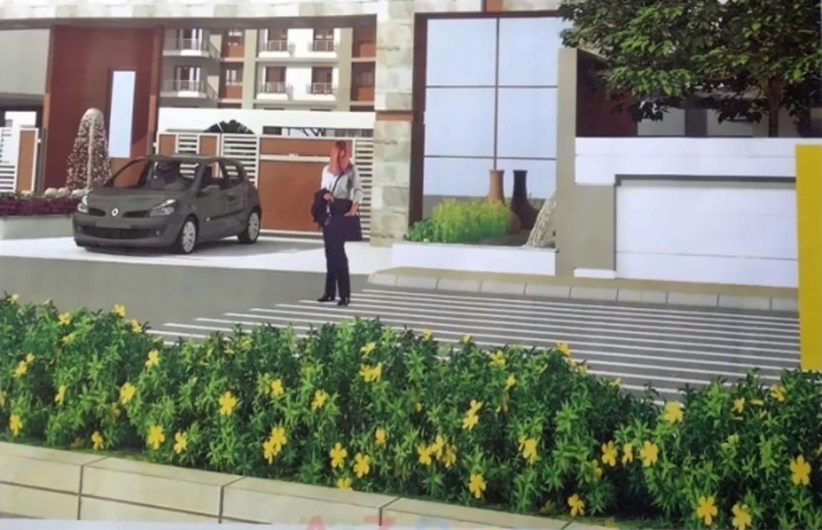 3D Elevation of real estate project Paavancity located at Modasa, Aravalli, Gujarat