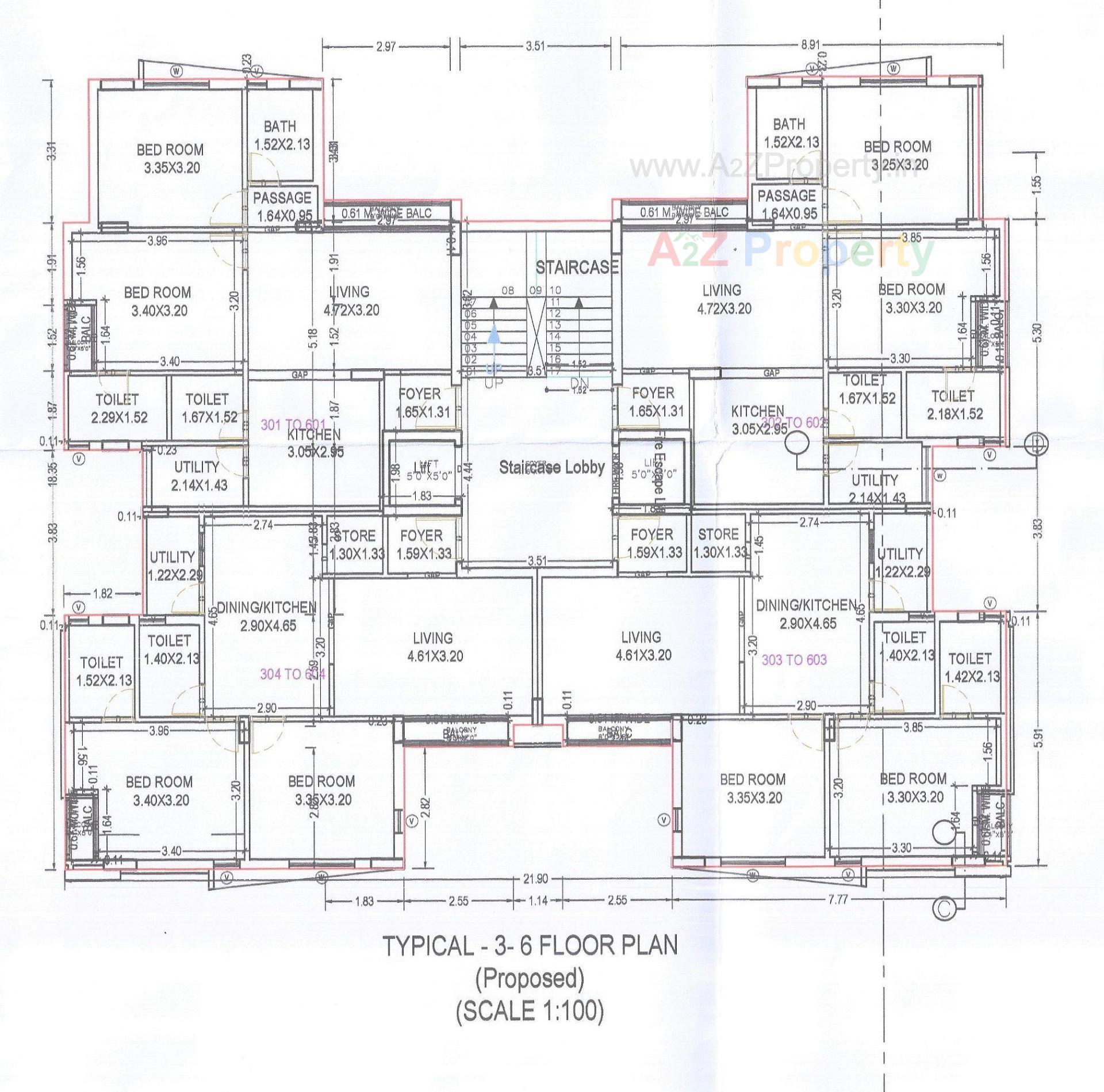 Layout of real estate project Shubh Height located at Modasa, Aravalli, Gujarat