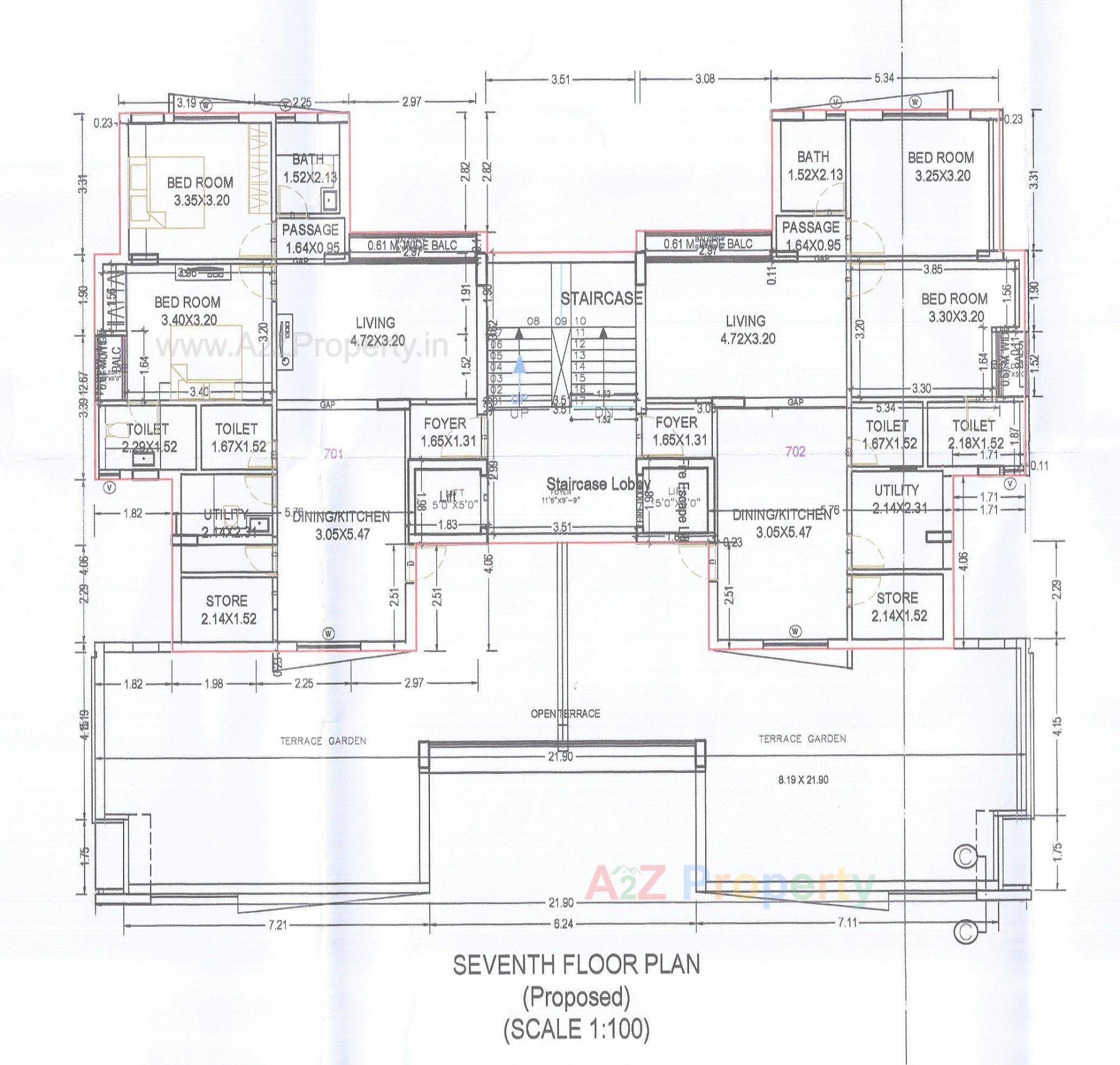 Layout of real estate project Shubh Height located at Modasa, Aravalli, Gujarat