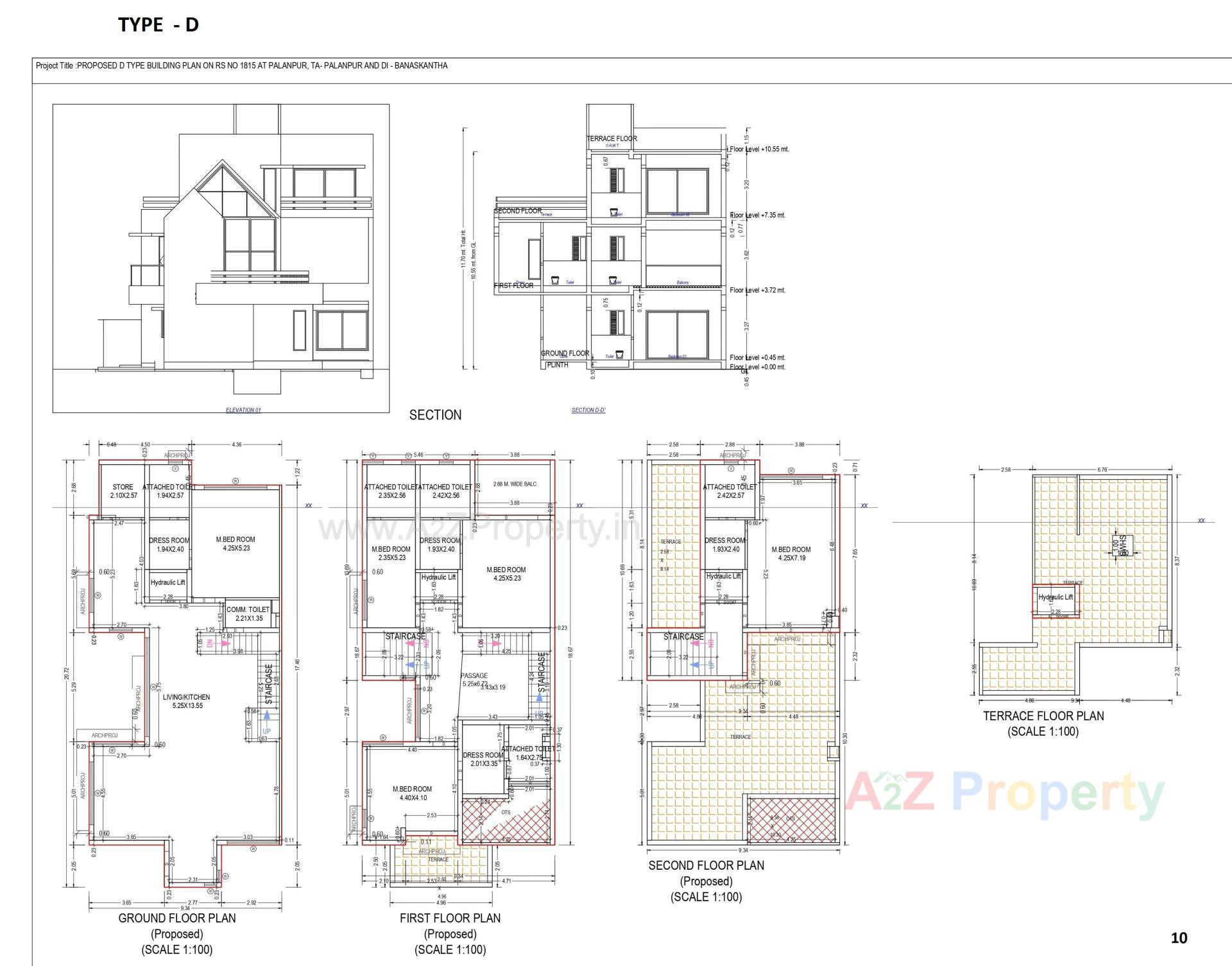 Layout of real estate project Advait By Akshatam located at Palanpur, Banaskantha, Gujarat