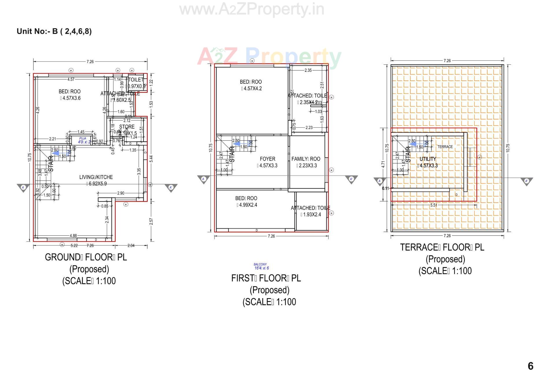 Layout of real estate project Akshardham Residency located at Palanpur, Banaskantha, Gujarat
