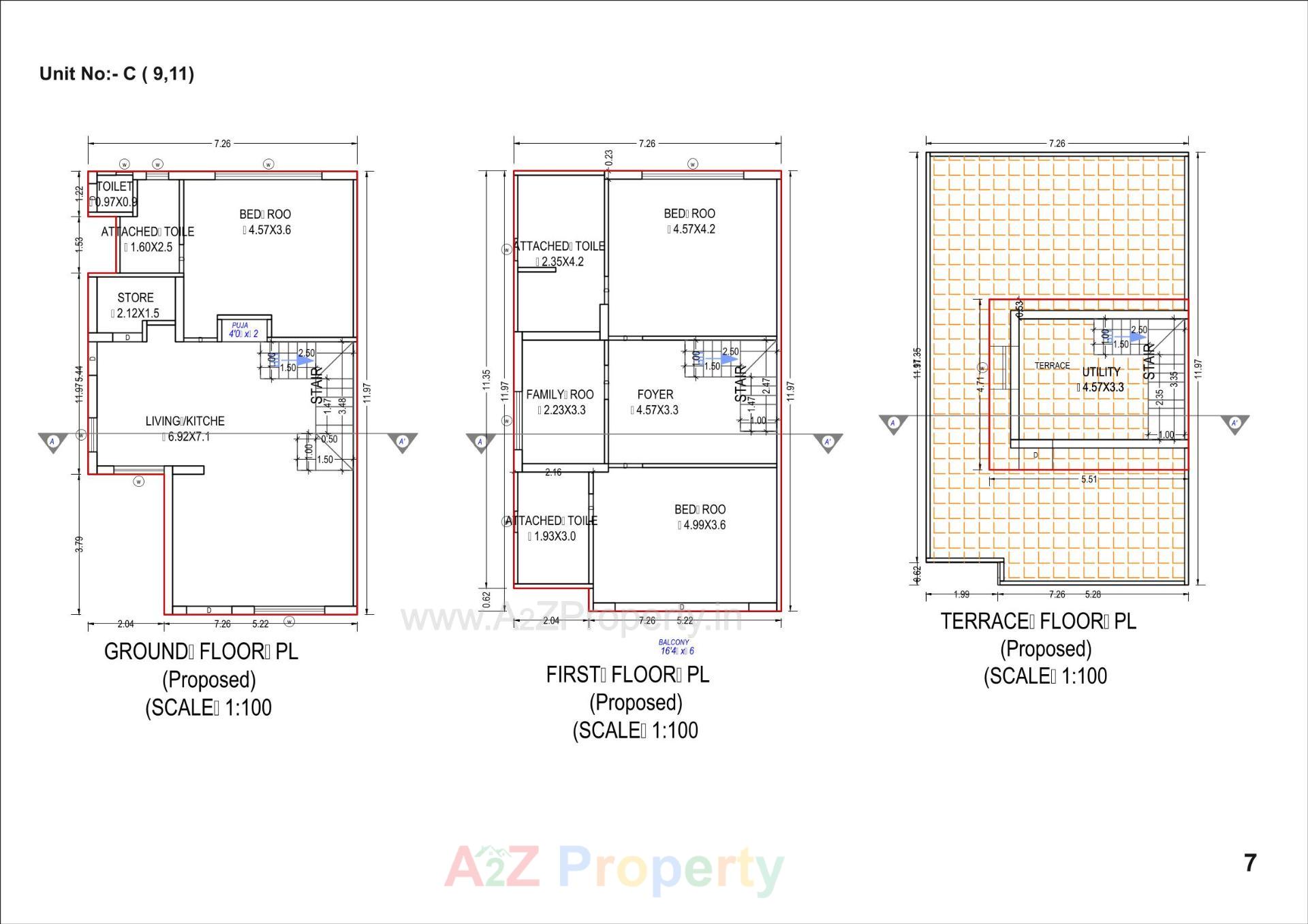 Layout of real estate project Akshardham Residency located at Palanpur, Banaskantha, Gujarat