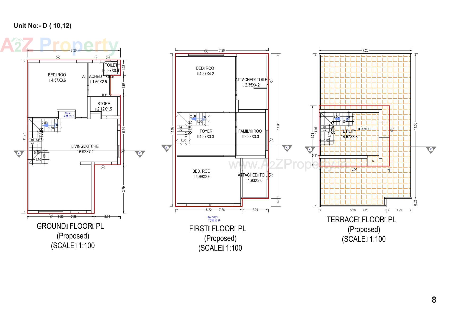 Layout of real estate project Akshardham Residency located at Palanpur, Banaskantha, Gujarat