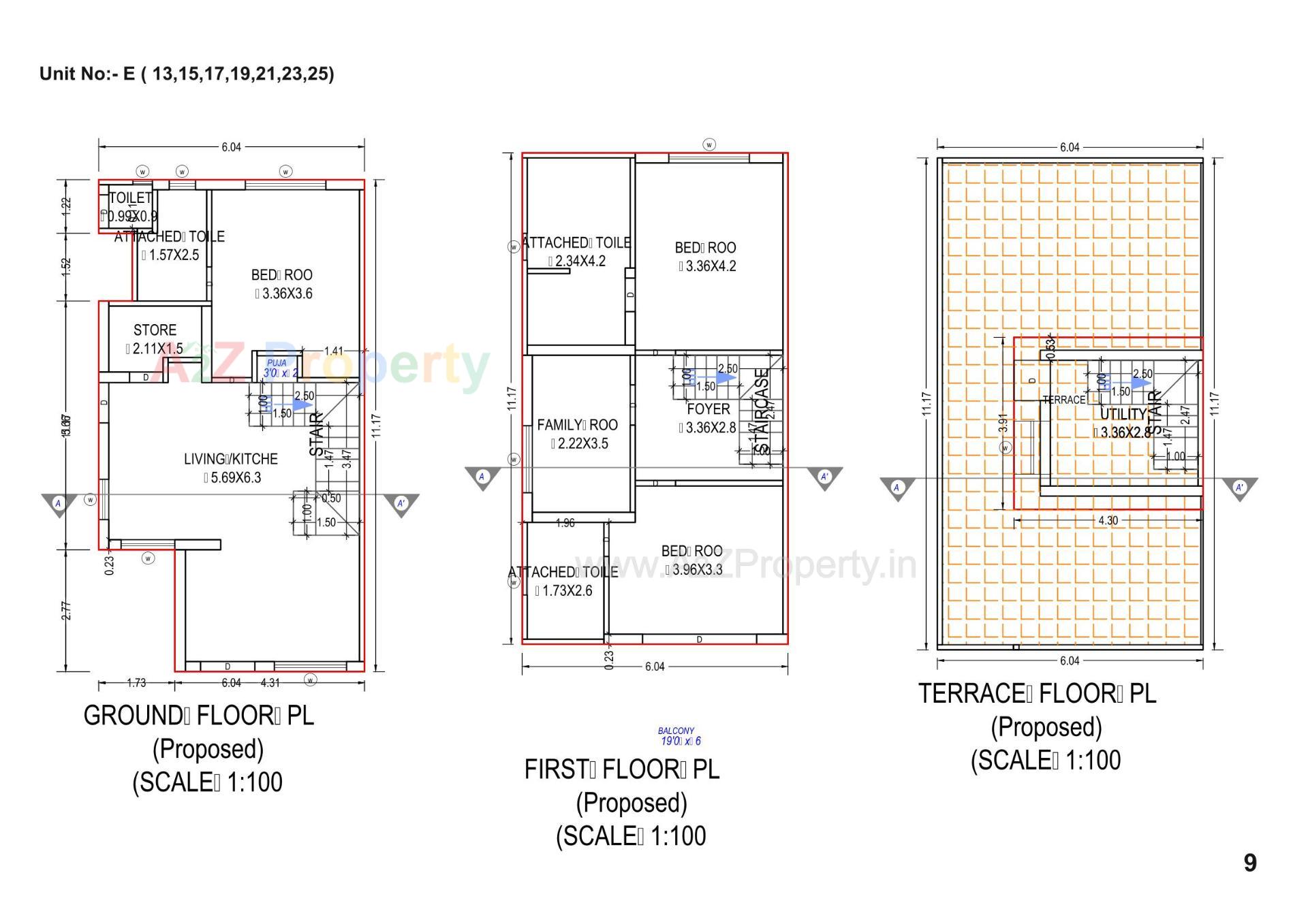 Layout of real estate project Akshardham Residency located at Palanpur, Banaskantha, Gujarat