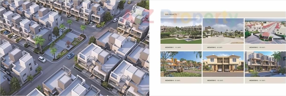 3D Elevation of real estate project Akshatam located at Banaskantha, Banaskantha, Gujarat