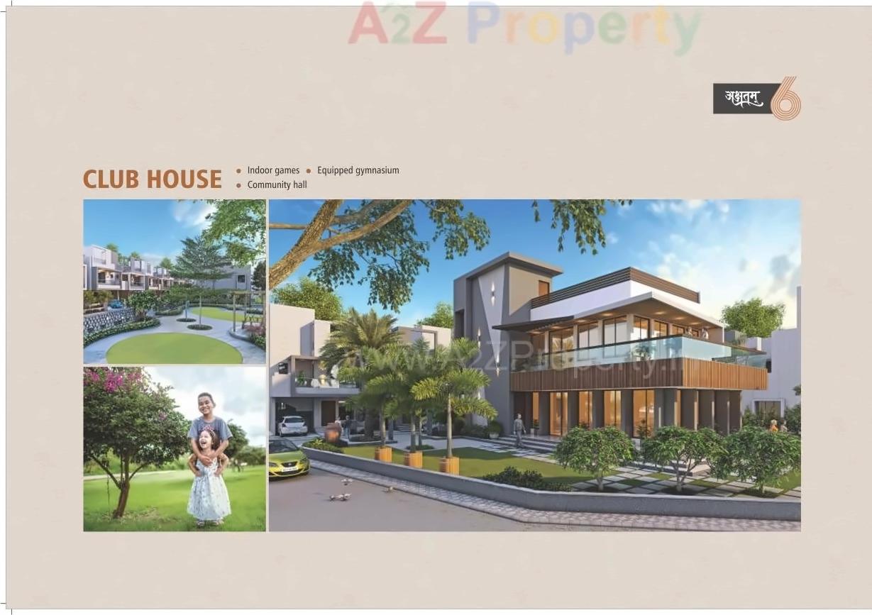 3D Elevation of real estate project Akshatam located at Banaskantha, Banaskantha, Gujarat