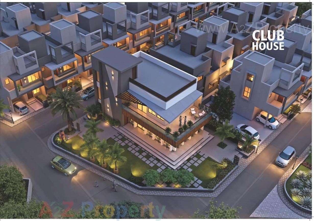 3D Elevation of real estate project Akshatam located at Banaskantha, Banaskantha, Gujarat