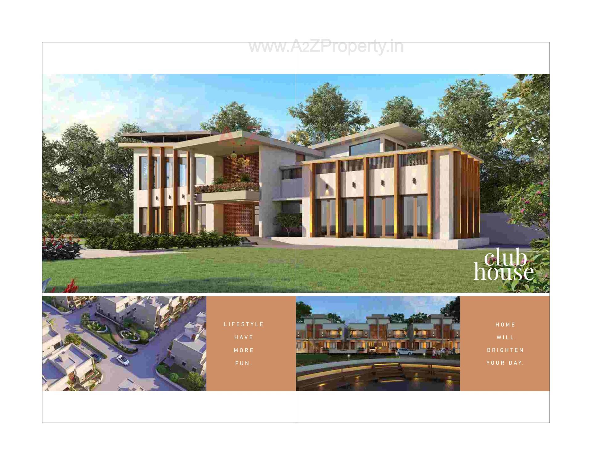 3D Elevation of real estate project Akshatam Saptam located at Palanpur, Banaskantha, Gujarat