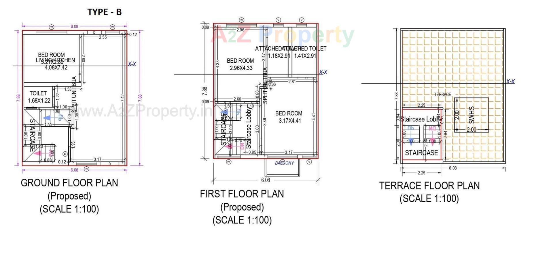 Layout of real estate project Akshatam Saptam located at Palanpur, Banaskantha, Gujarat