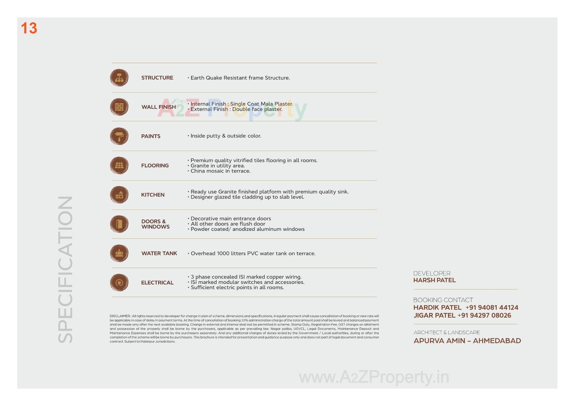  of real estate project Amrutam Homes located at Palanpur, Banaskantha, Gujarat