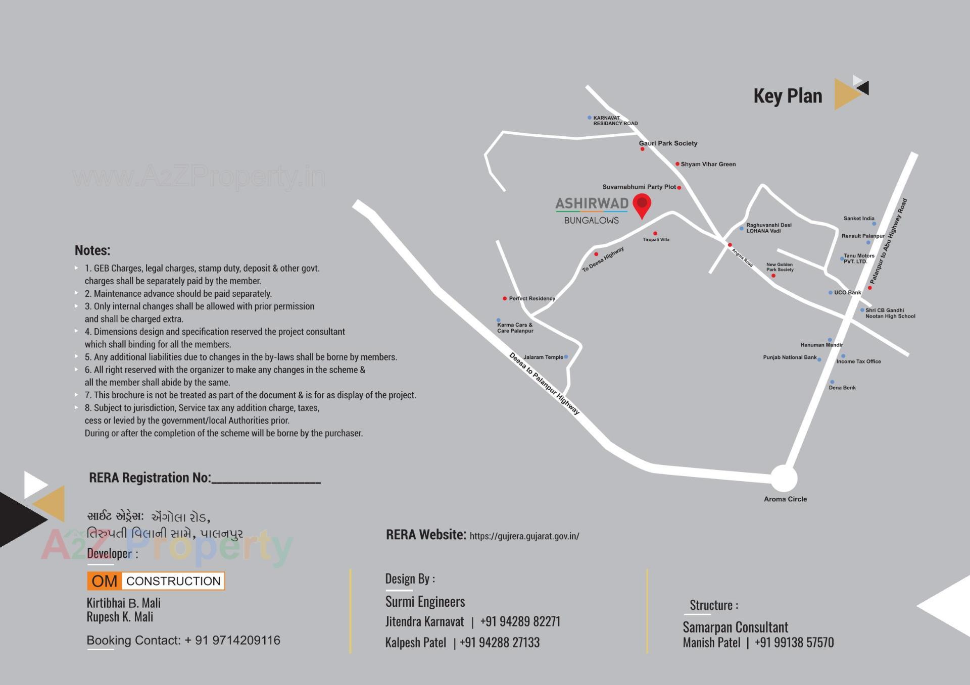  of real estate project Ashirwad Bungalows located at Palanpur, Banaskantha, Gujarat