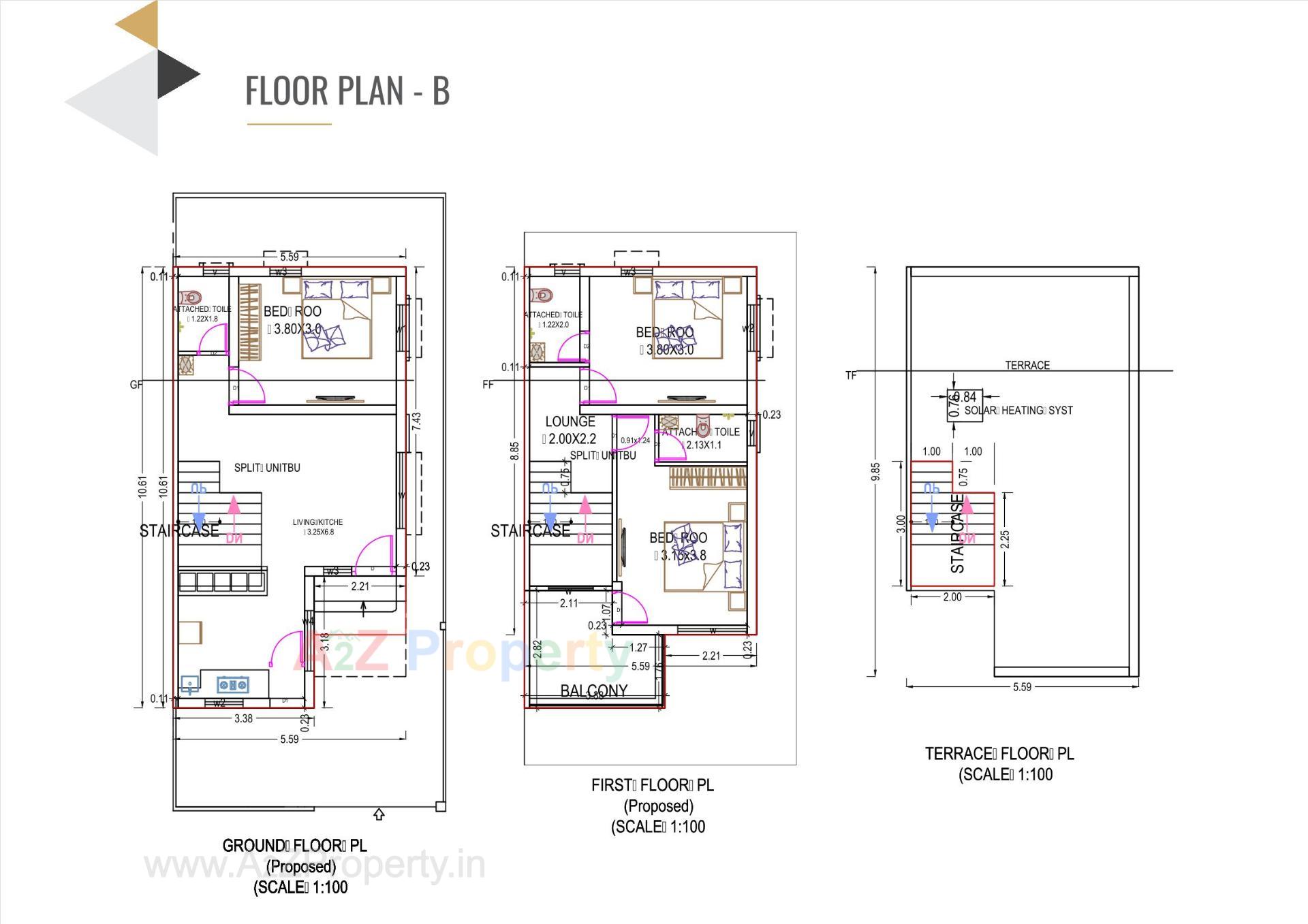 Layout of real estate project Ashirwad Bungalows located at Palanpur, Banaskantha, Gujarat