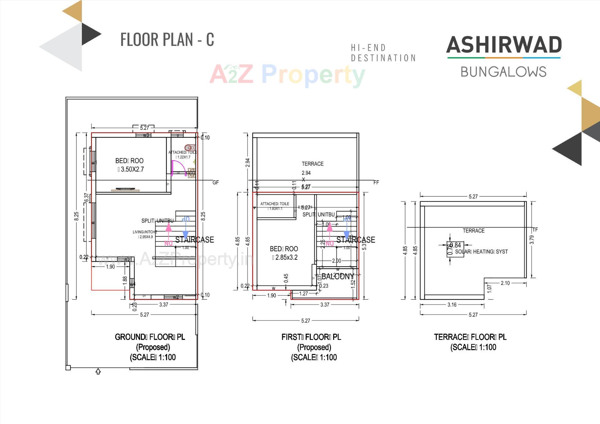  of real estate project Ashirwad Bungalows located at Palanpur, Banaskantha, Gujarat