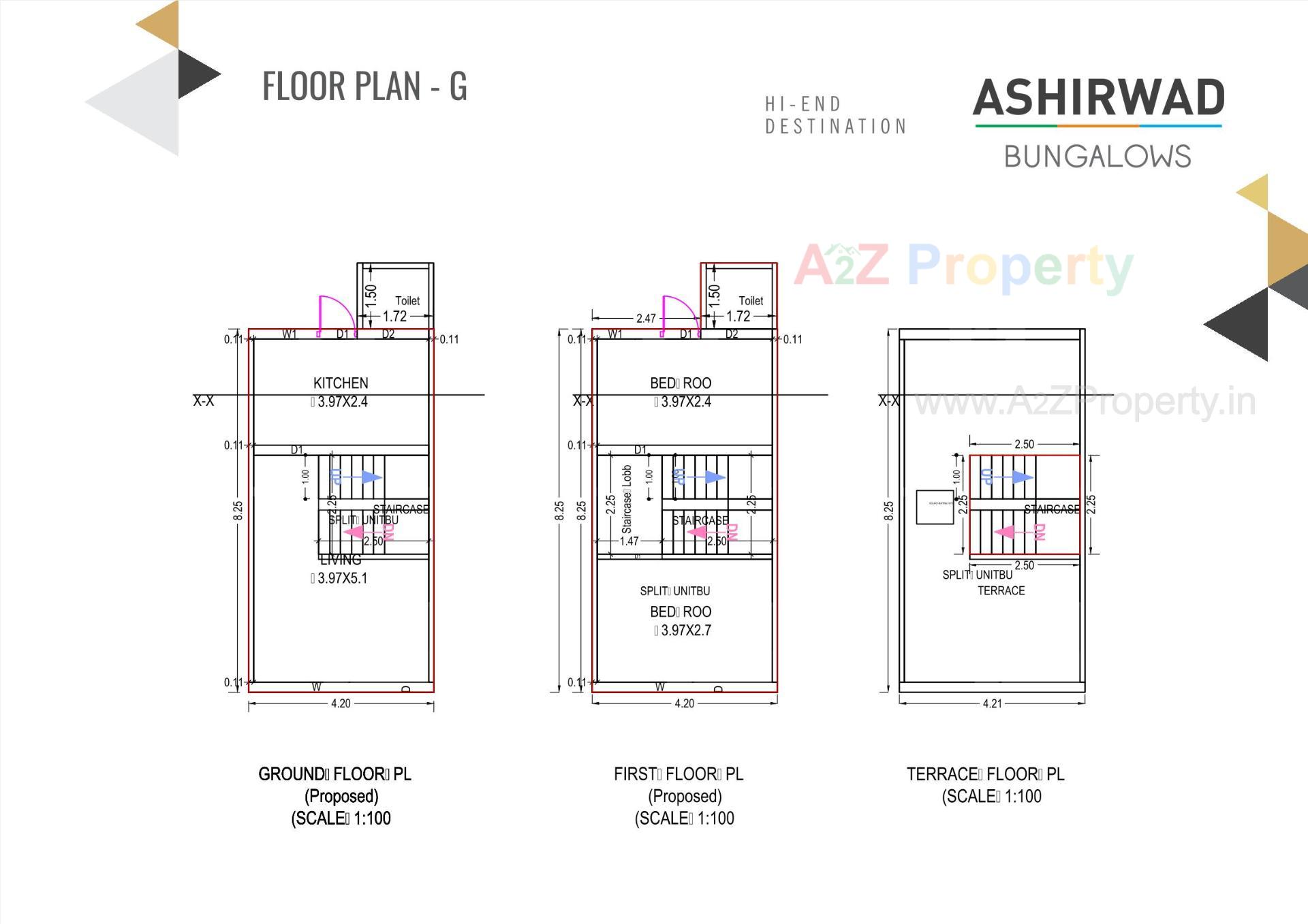  of real estate project Ashirwad Bungalows located at Palanpur, Banaskantha, Gujarat