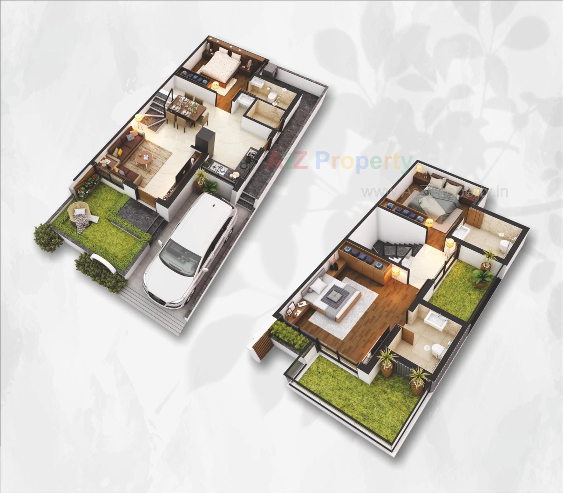 Layout of real estate project Avadh Greens located at Palanpur, Banaskantha, Gujarat