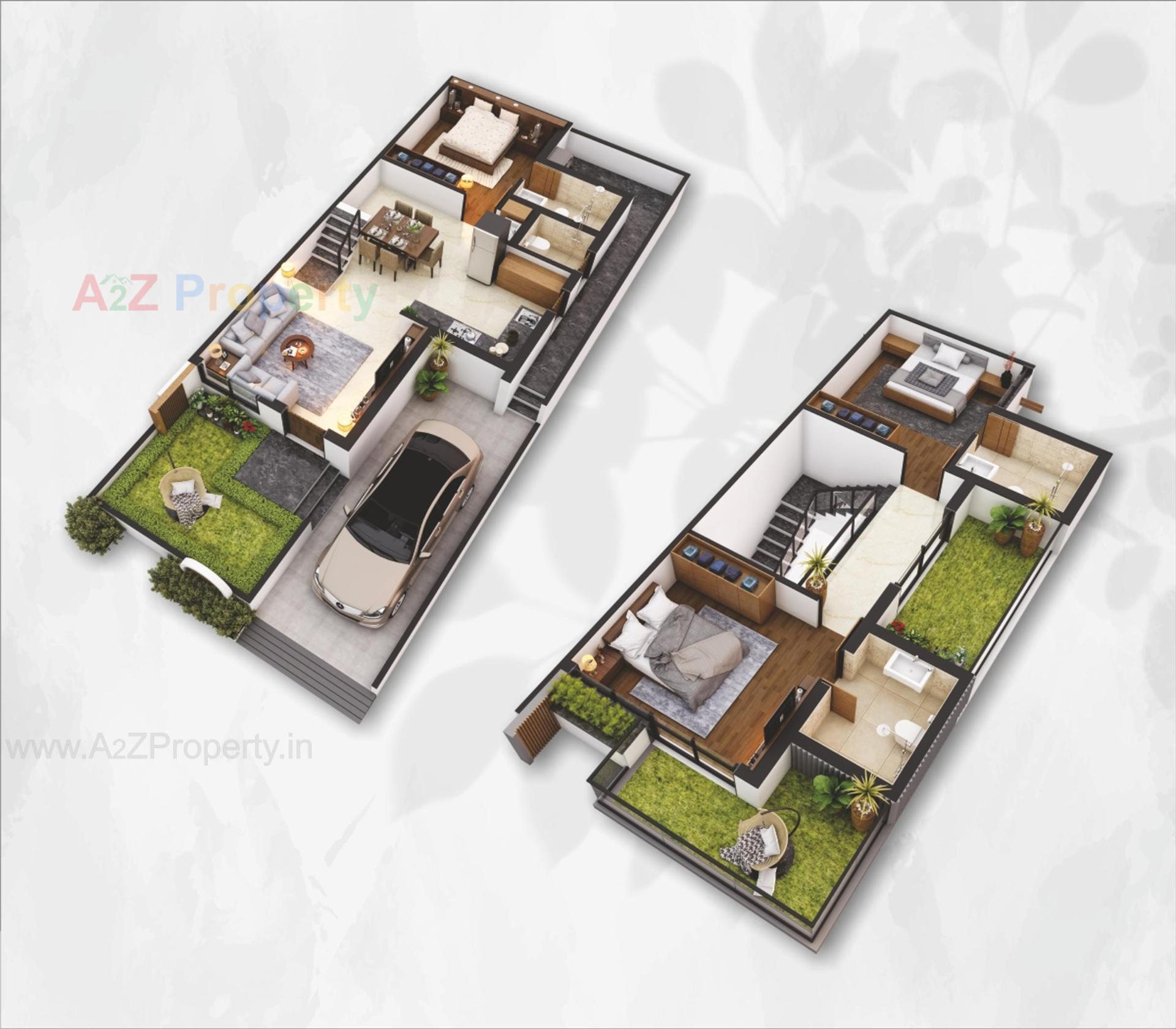 Layout of real estate project Avadh Greens located at Palanpur, Banaskantha, Gujarat