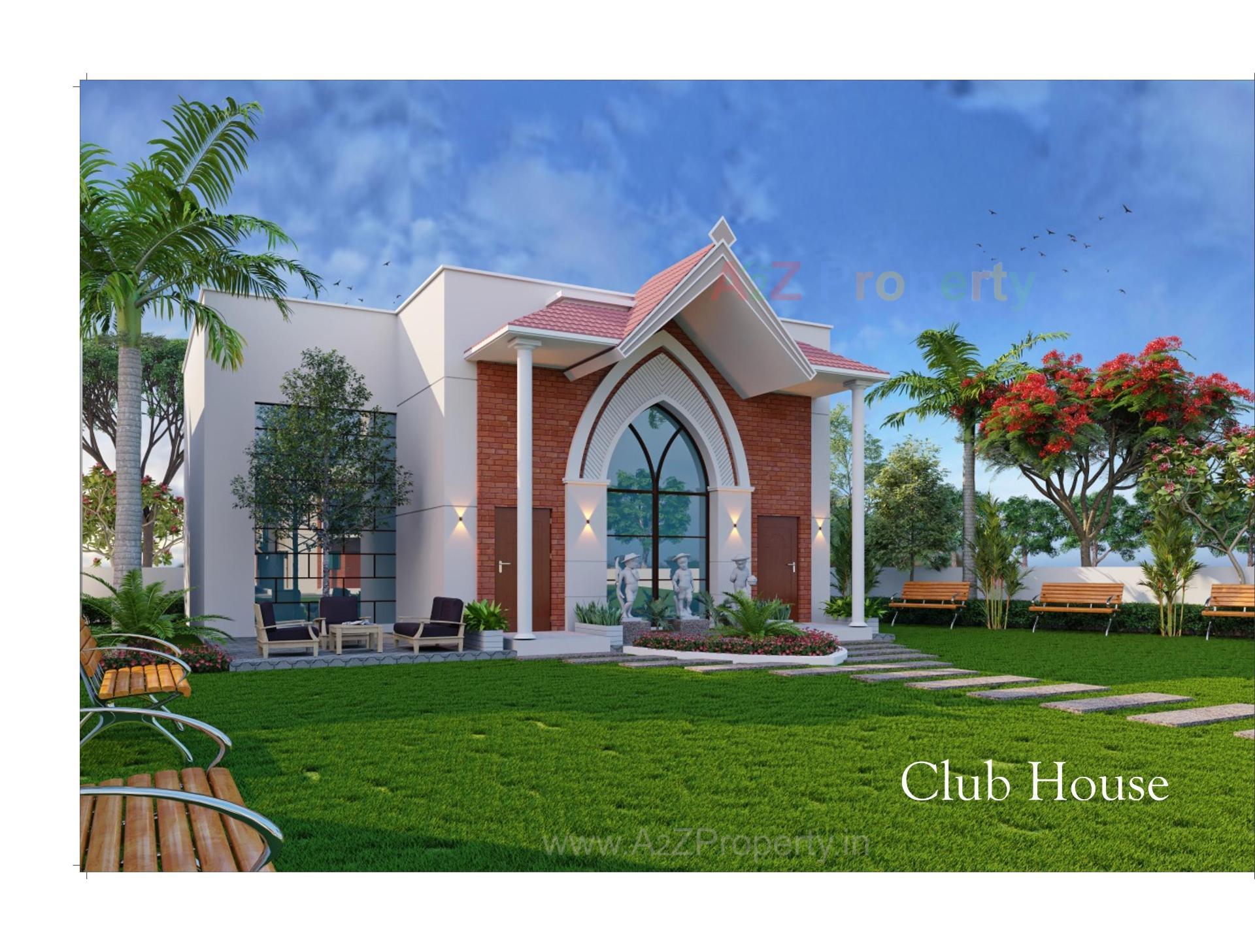 3D Elevation of real estate project Chitrakut Bungalows located at Banaskantha, Banaskantha, Gujarat