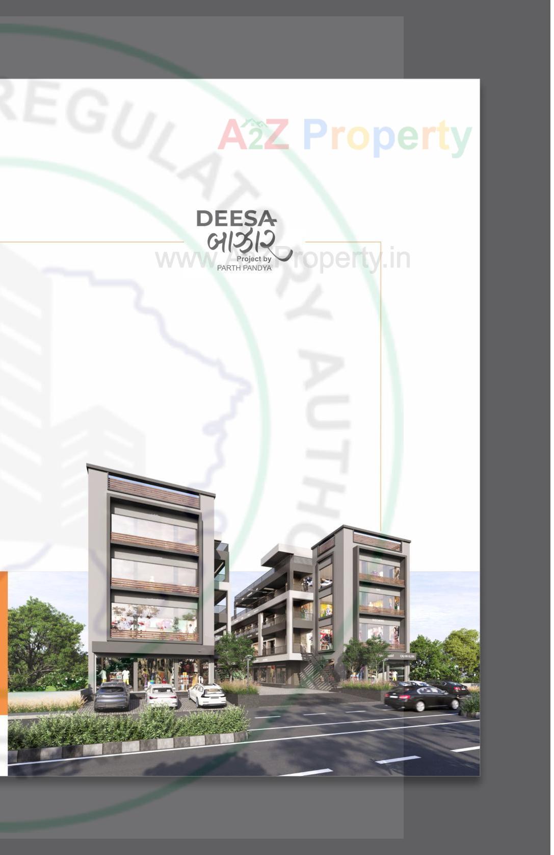 3D Elevation of real estate project Deesa Bazar located at Deesa, Banaskantha, Gujarat