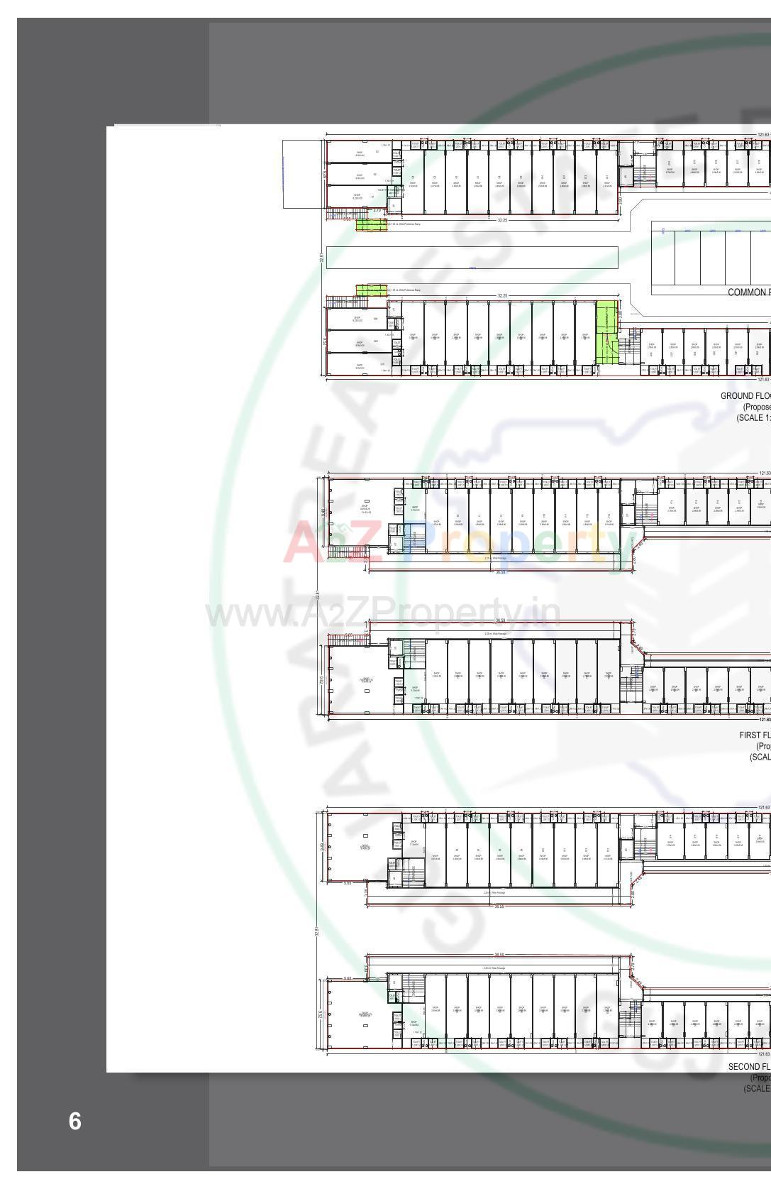 Layout of real estate project Deesa Bazar located at Deesa, Banaskantha, Gujarat