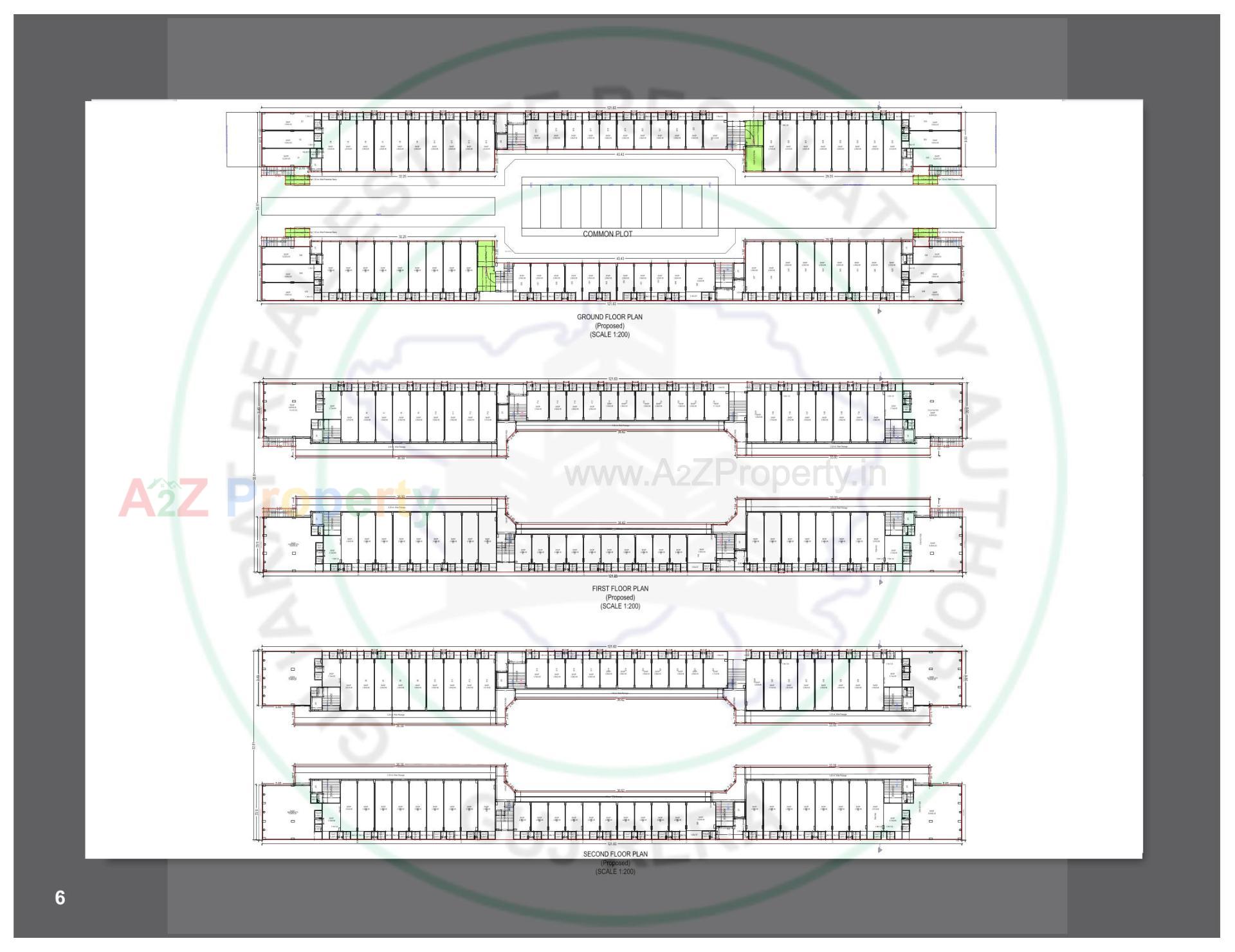 Layout of real estate project Deesa Bazar located at Deesa, Banaskantha, Gujarat