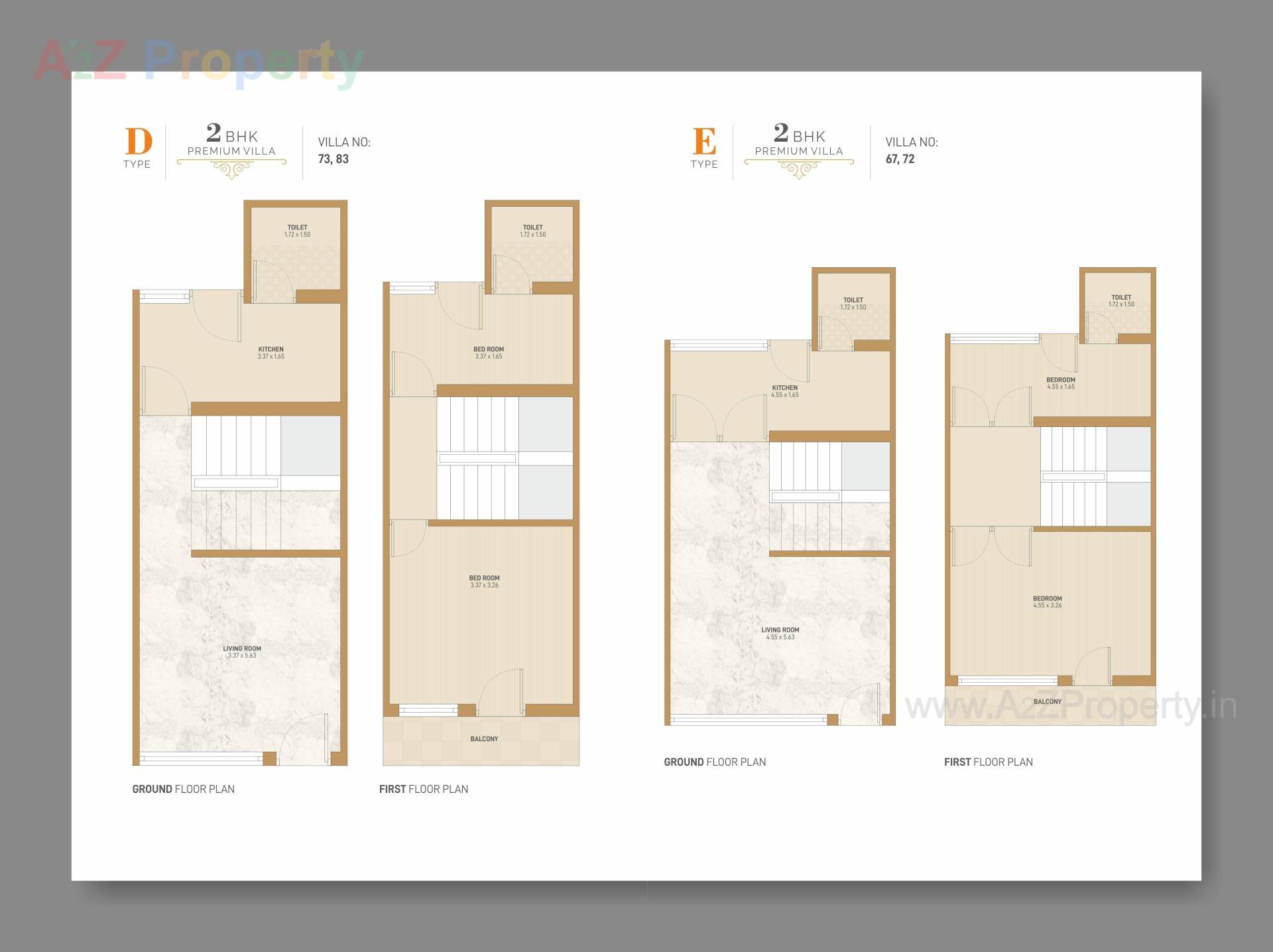 Layout of real estate project Gajanan Paradise Villa located at Palanpur, Banaskantha, Gujarat