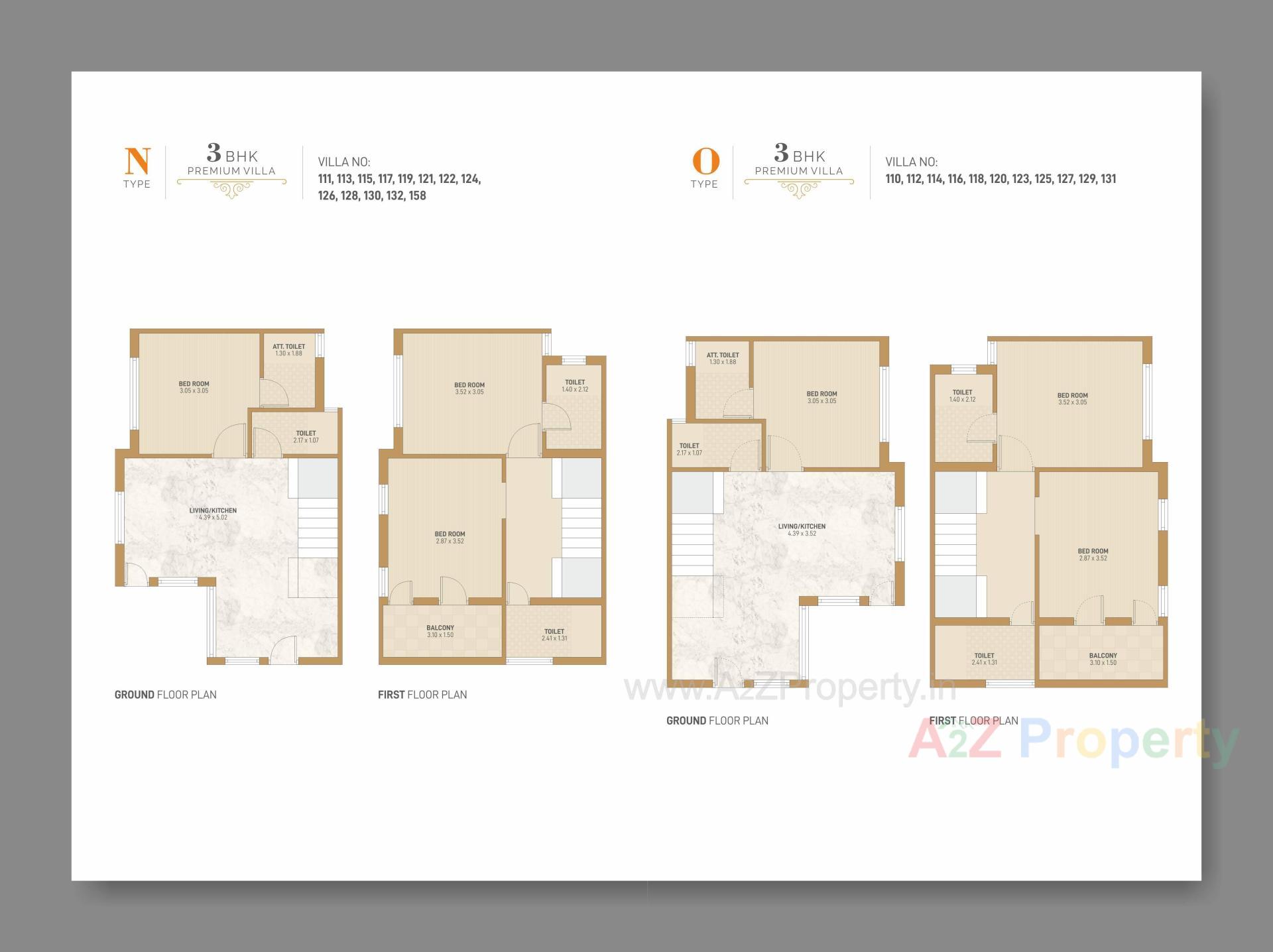 Layout of real estate project Gajanan Paradise Villa located at Palanpur, Banaskantha, Gujarat
