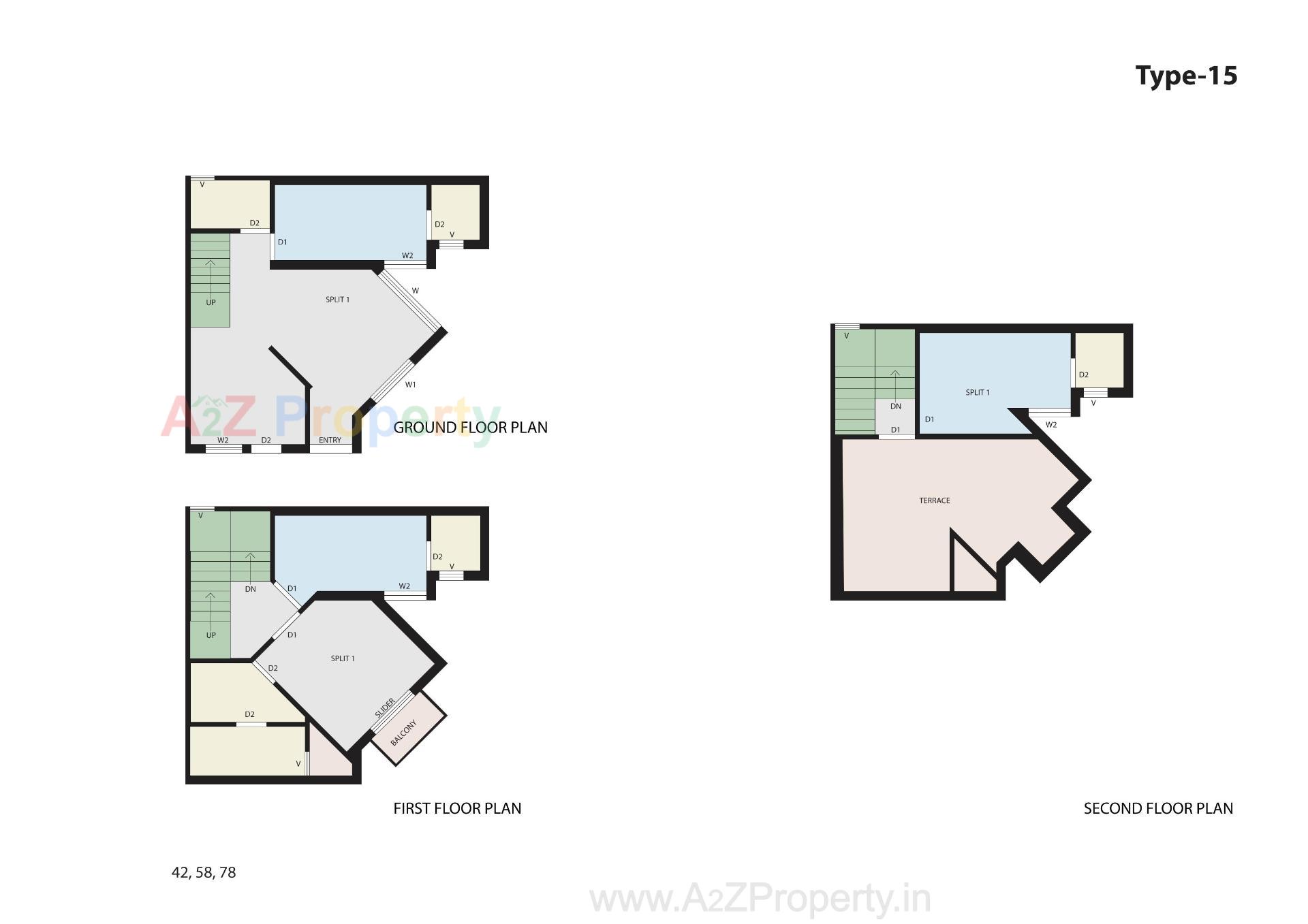 Layout of real estate project Gokuldham Gardenia located at Palanpur, Banaskantha, Gujarat