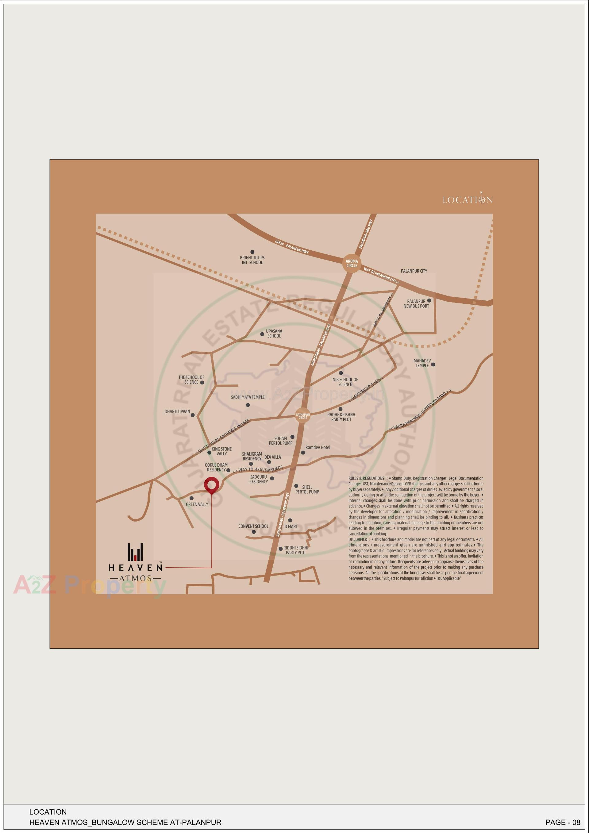  of real estate project Heaven Atmos located at Gathaman, Banaskantha, Gujarat