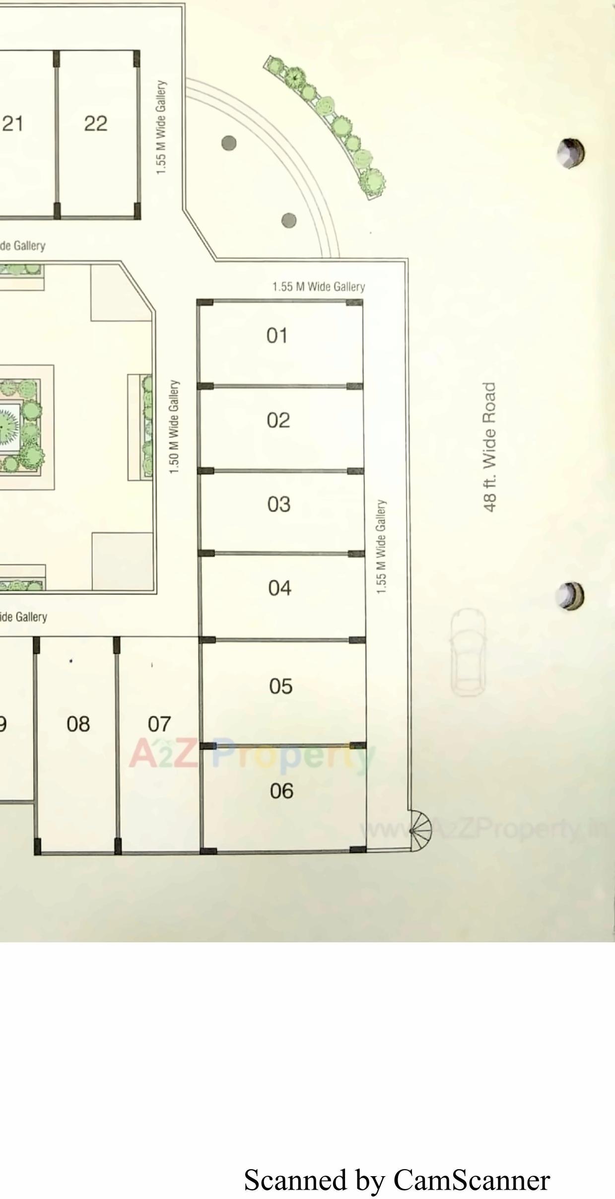 Layout of real estate project Himalaya Avenue located at Palanpur, Banaskantha, Gujarat