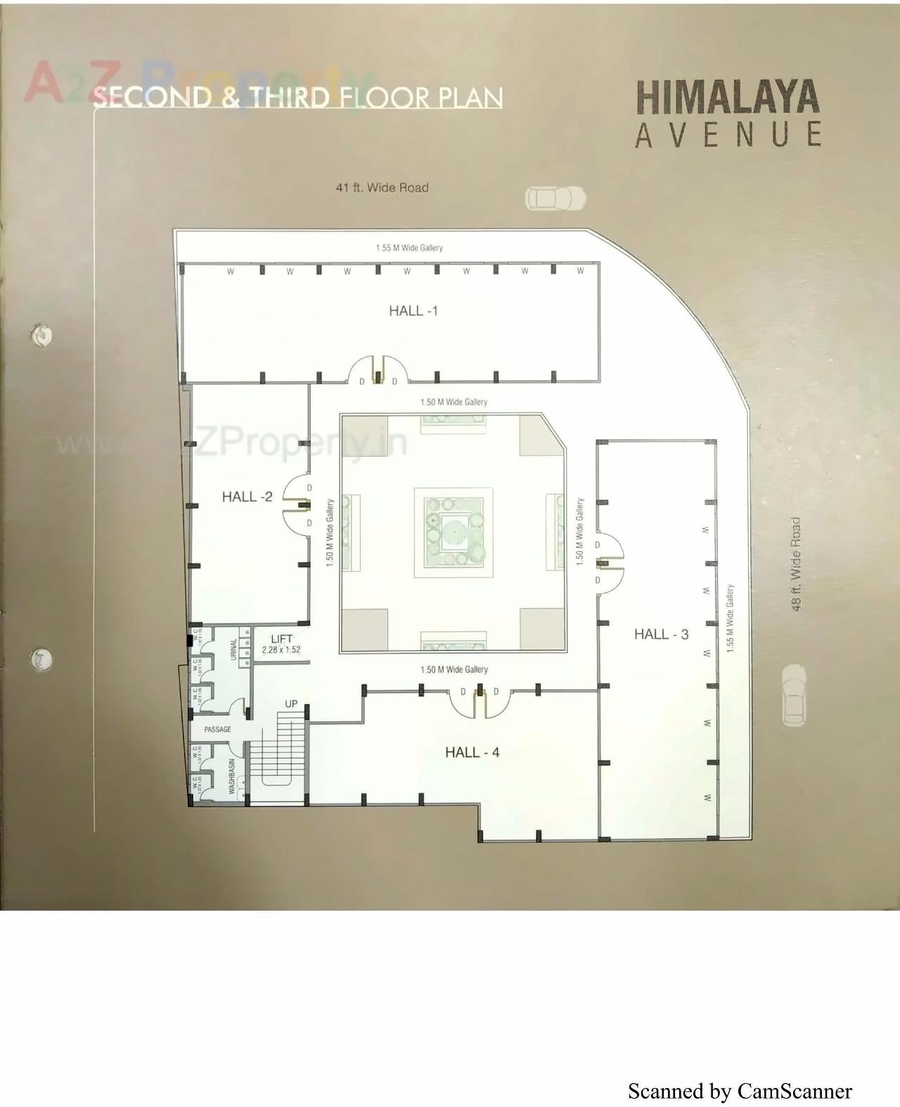 Layout of real estate project Himalaya Avenue located at Palanpur, Banaskantha, Gujarat