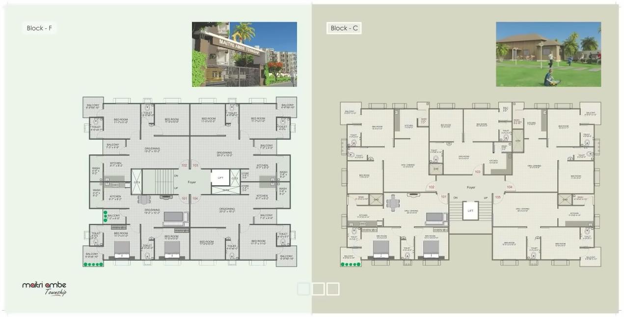 Layout of real estate project Maitri Ambe Township located at Ambaji, Banaskantha, Gujarat