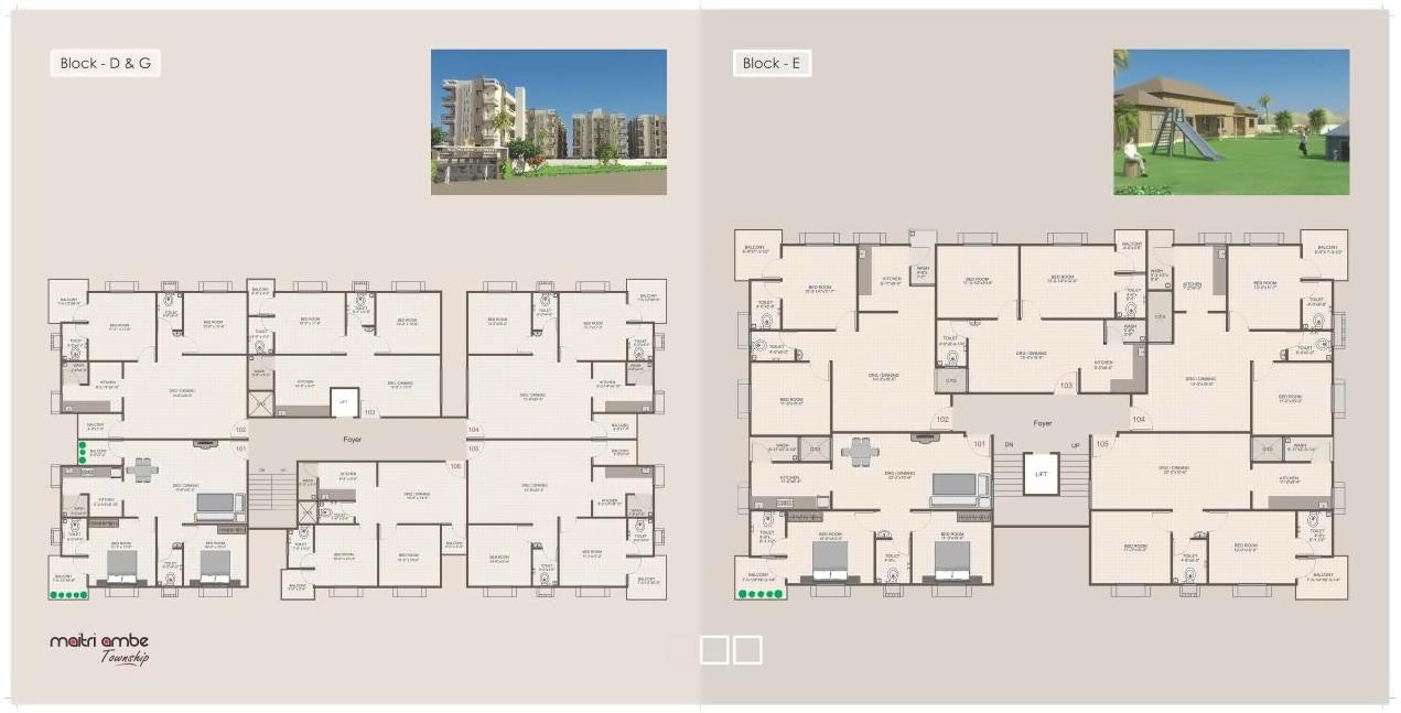 Layout of real estate project Maitri Ambe Township located at Ambaji, Banaskantha, Gujarat