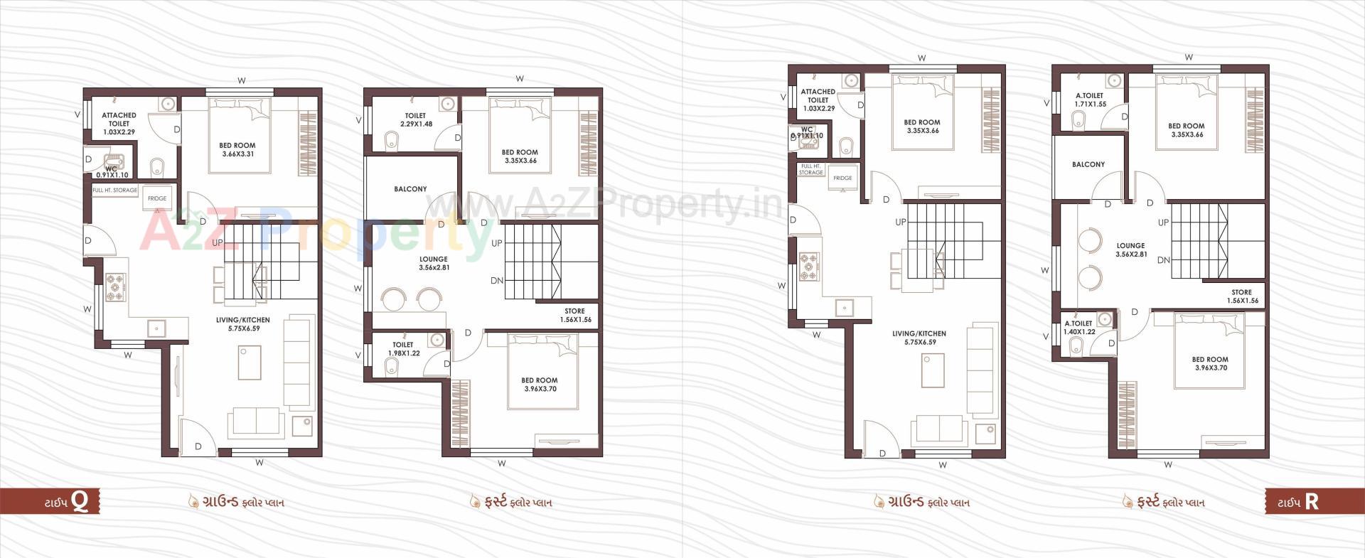 Layout of real estate project Nand Vihar located at Palanpur, Banaskantha, Gujarat