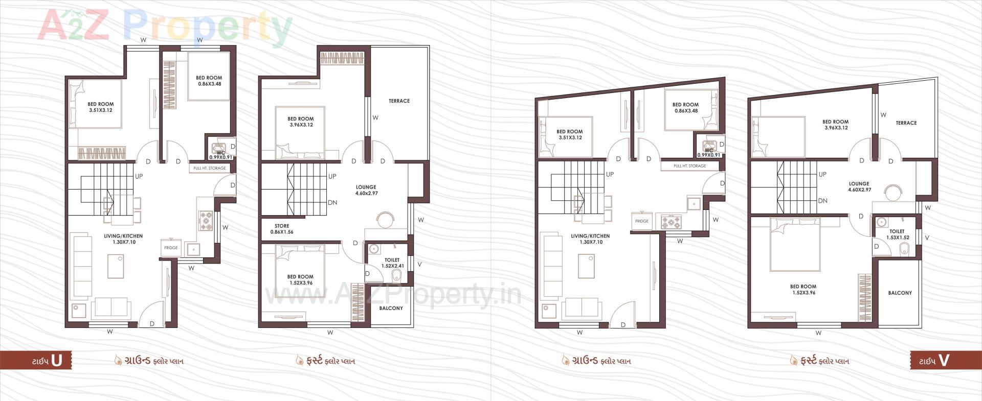 Layout of real estate project Nand Vihar located at Palanpur, Banaskantha, Gujarat