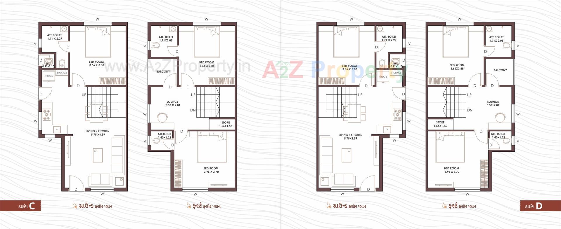 Layout of real estate project Nand Vihar located at Palanpur, Banaskantha, Gujarat