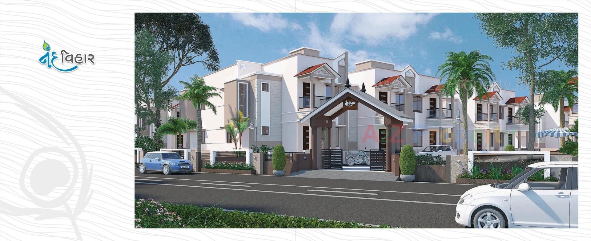 3D Elevation of real estate project Nand Vihar located at Palanpur, Banaskantha, Gujarat