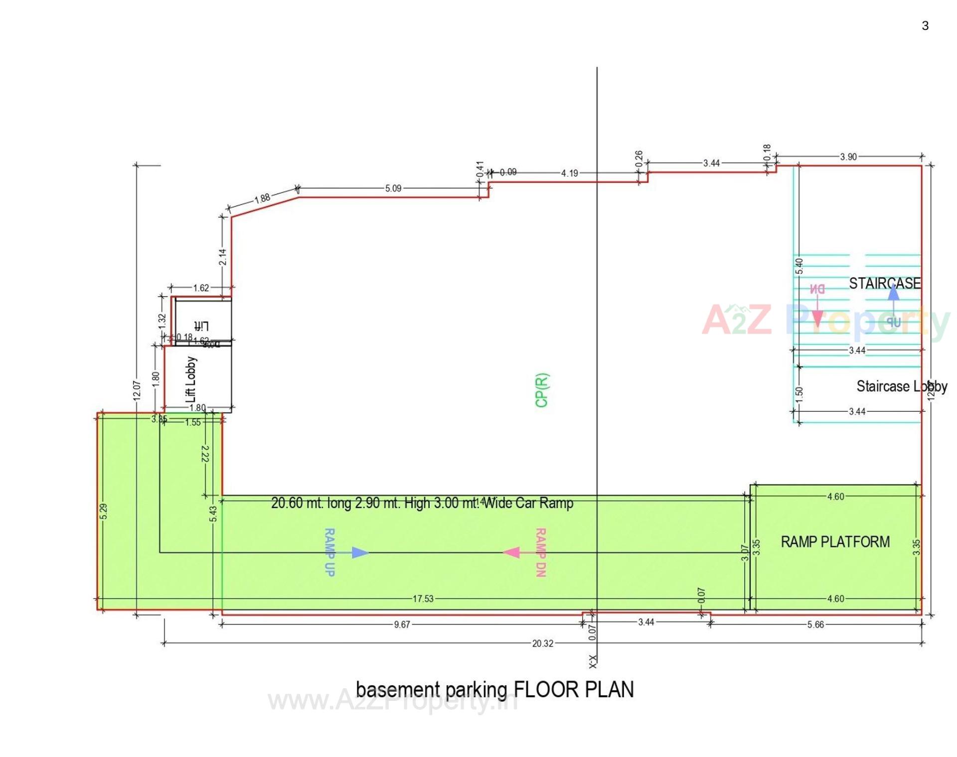Layout of real estate project Nilkanth Heights located at Palanpur, Banaskantha, Gujarat
