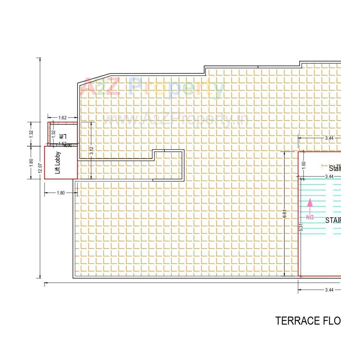 Layout of real estate project Nilkanth Heights located at Palanpur, Banaskantha, Gujarat