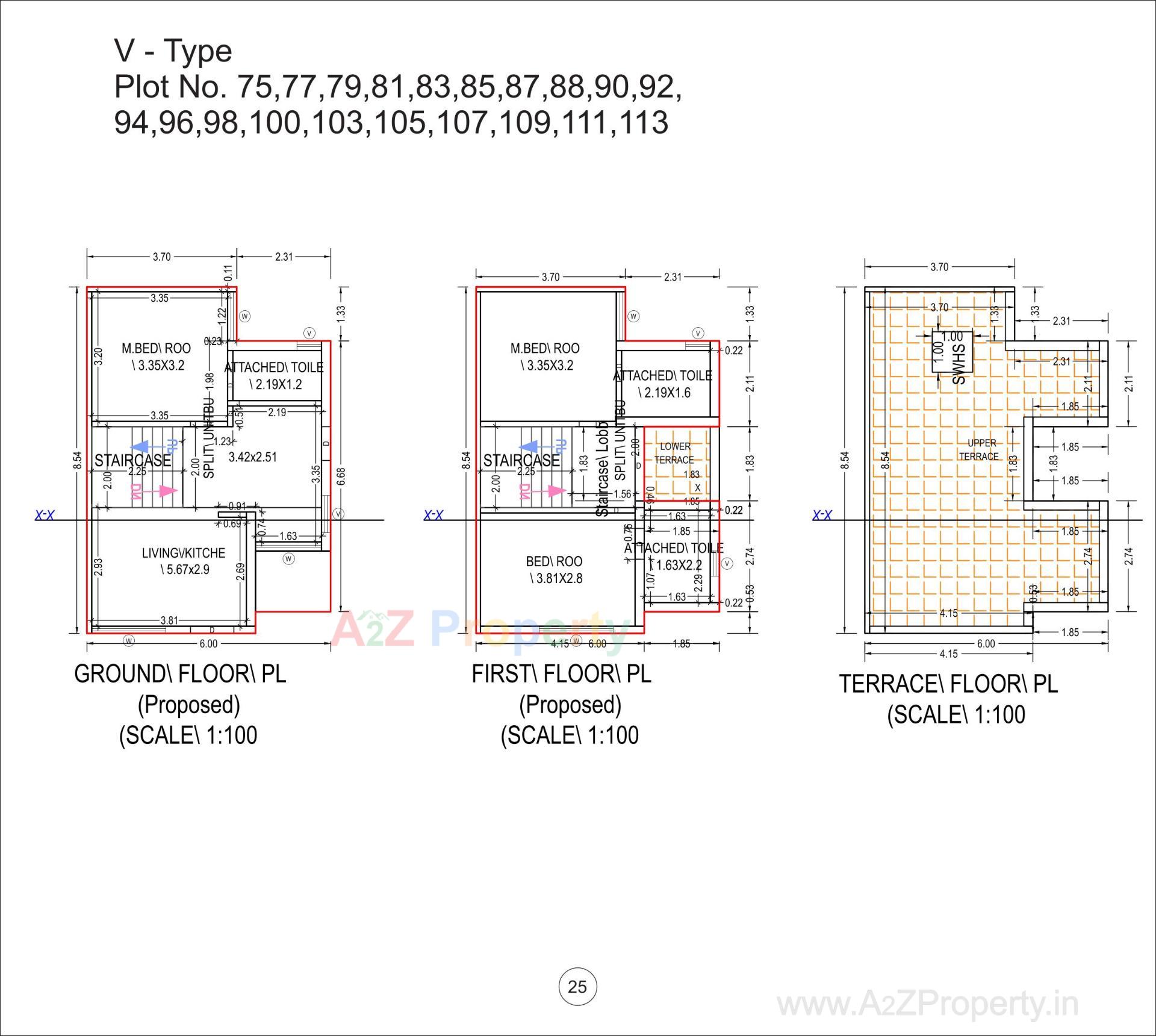 Layout of real estate project Pramukh Greens located at Palanpur, Banaskantha, Gujarat