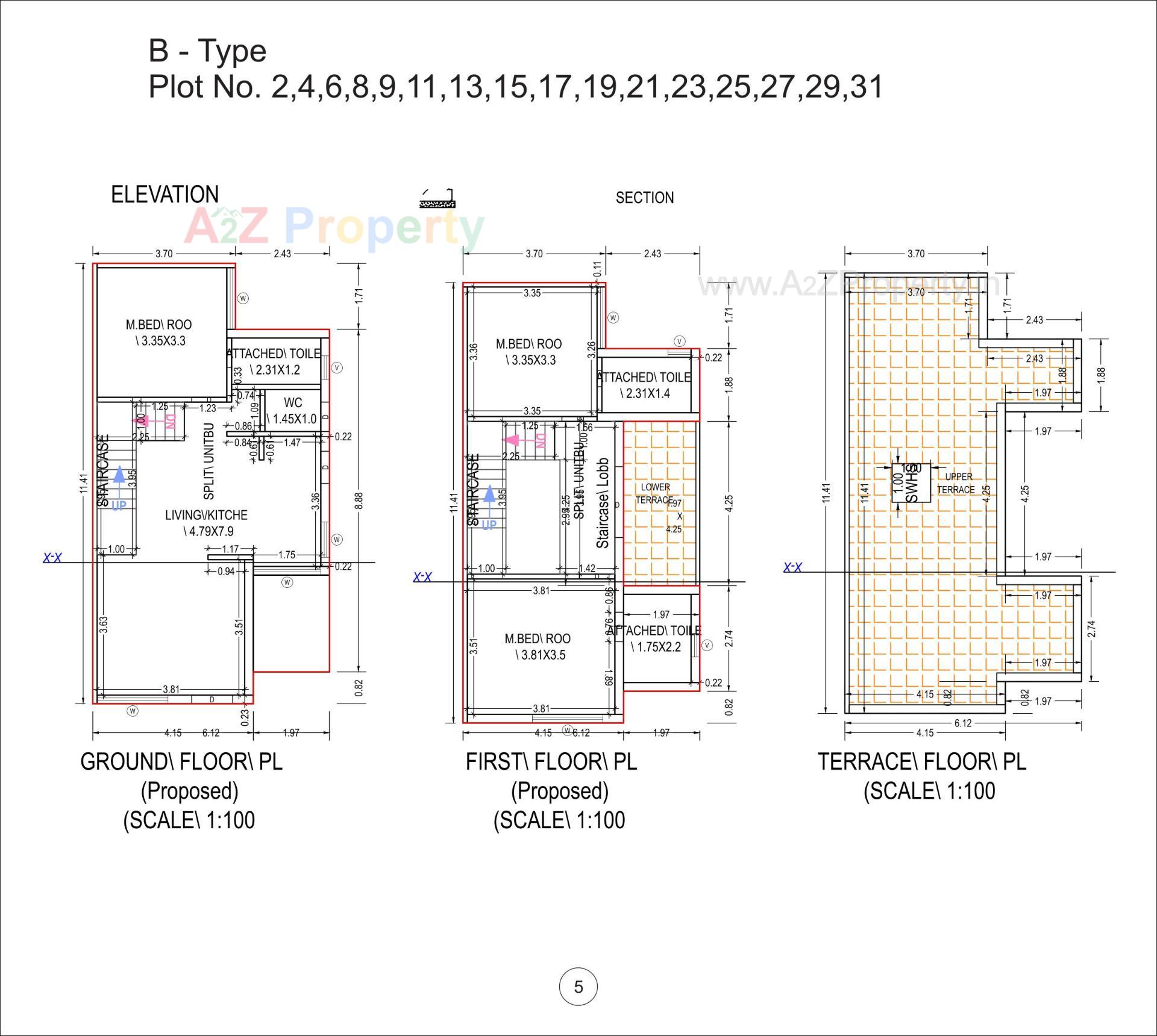 Layout of real estate project Pramukh Greens located at Palanpur, Banaskantha, Gujarat