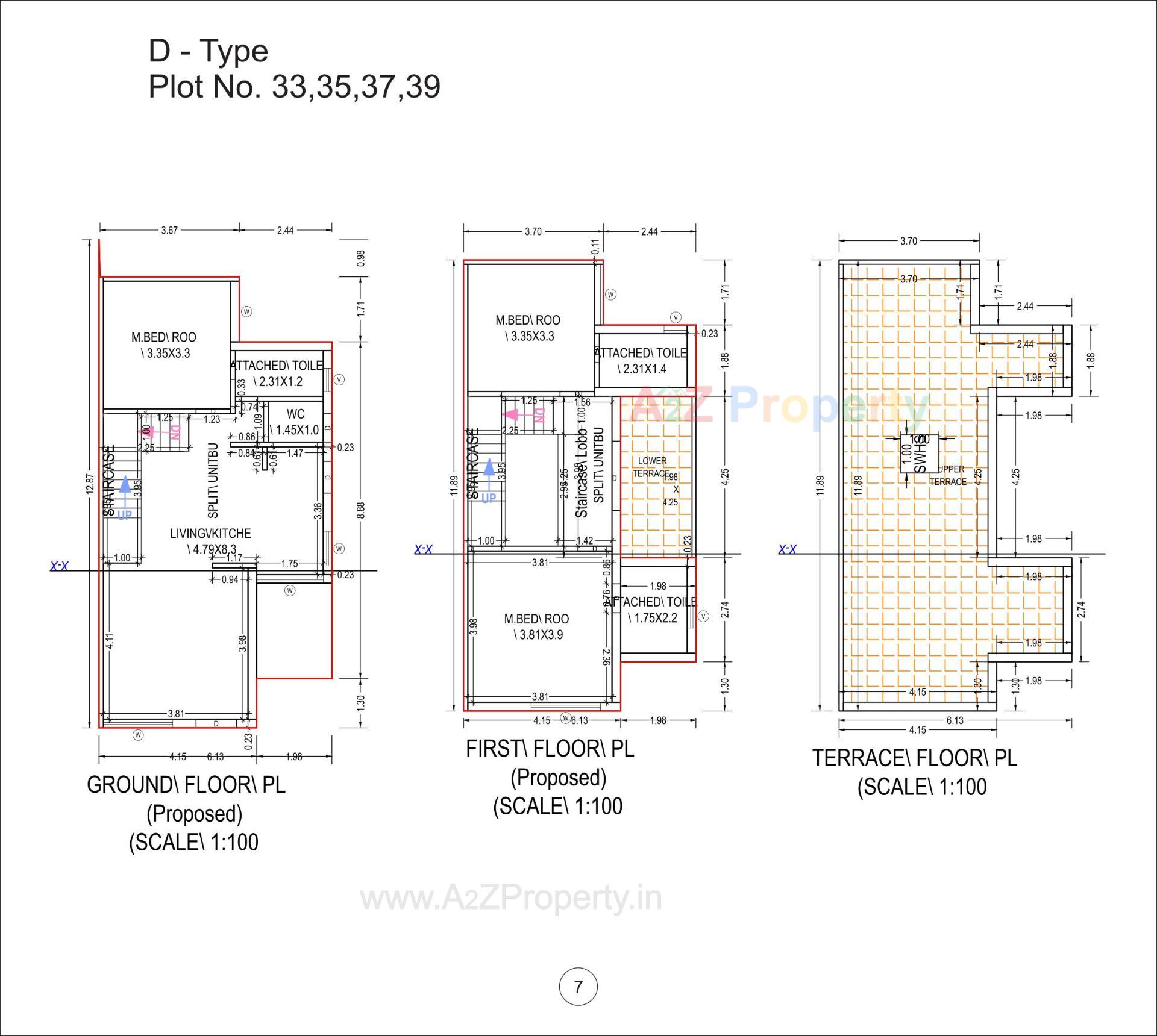 Layout of real estate project Pramukh Greens located at Palanpur, Banaskantha, Gujarat